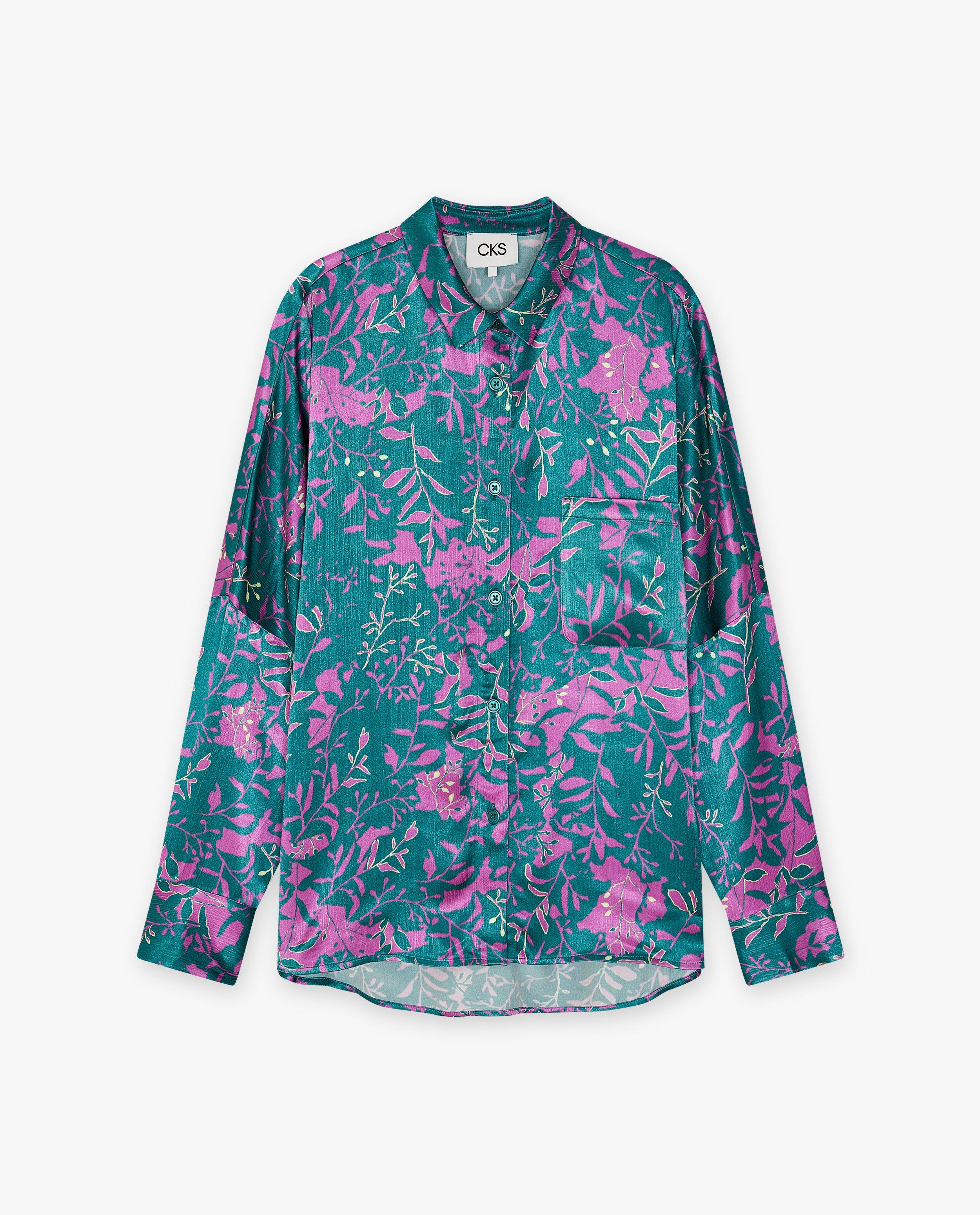 Blouse met bloemenprint - Product Detail - khaki - afbeelding nummer 4