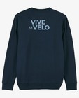Sweaters - Donkerblauwe sweater Vive le Vélo, S-XXL