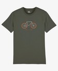 T-shirts - Donkergroen T-shirt Vive le Vélo, S-XXL
