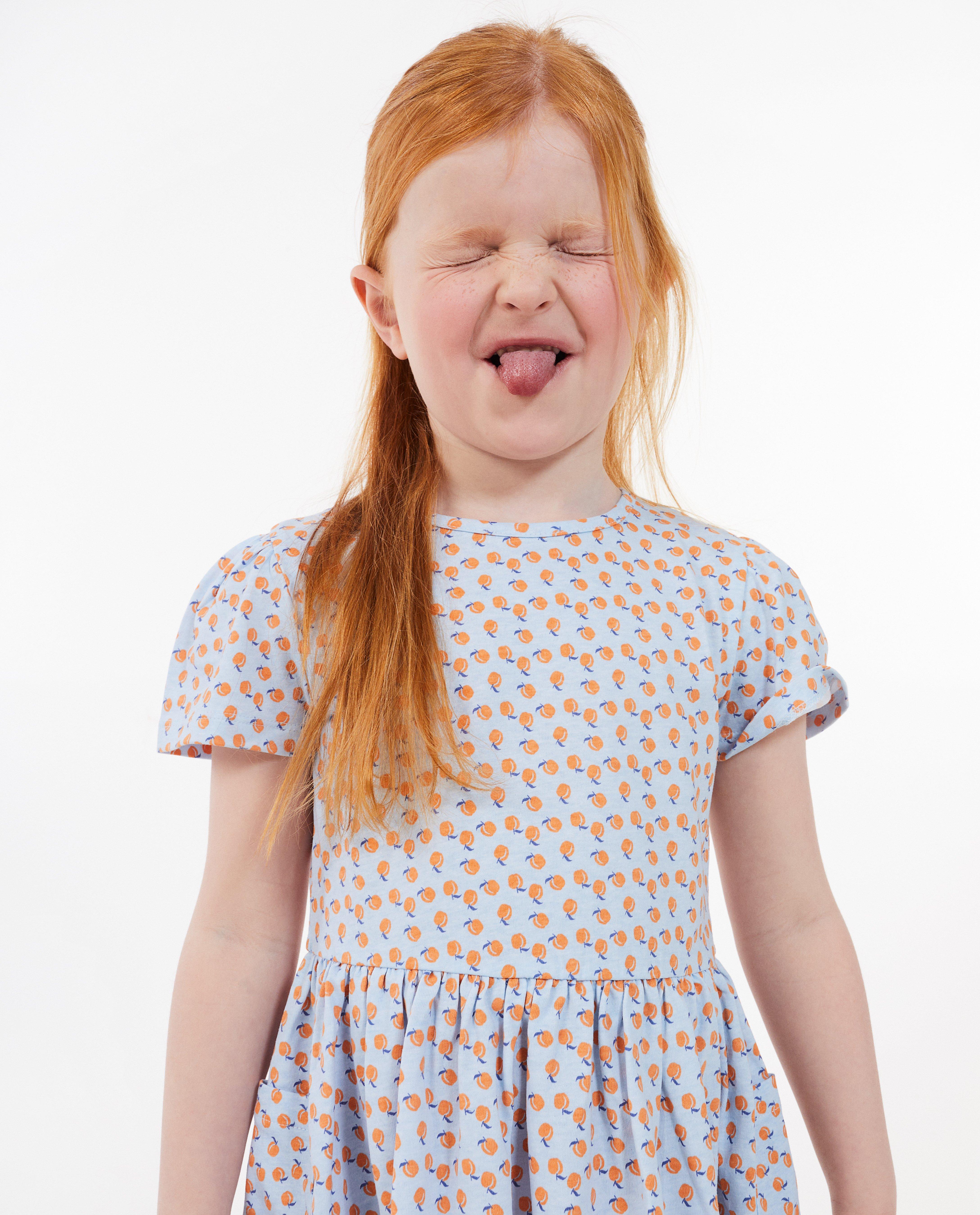 Kleedjes - Jurk met fruitprint