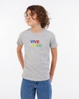 Grijs T-shirt Vive le Vélo, 4-14 jaar - null - Vive le vélo