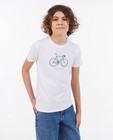 Wit T-shirt Vive le Vélo, 4-14 jaar - null - Vive le vélo