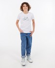 T-shirts - Wit T-shirt Vive le Vélo, 4-14 jaar