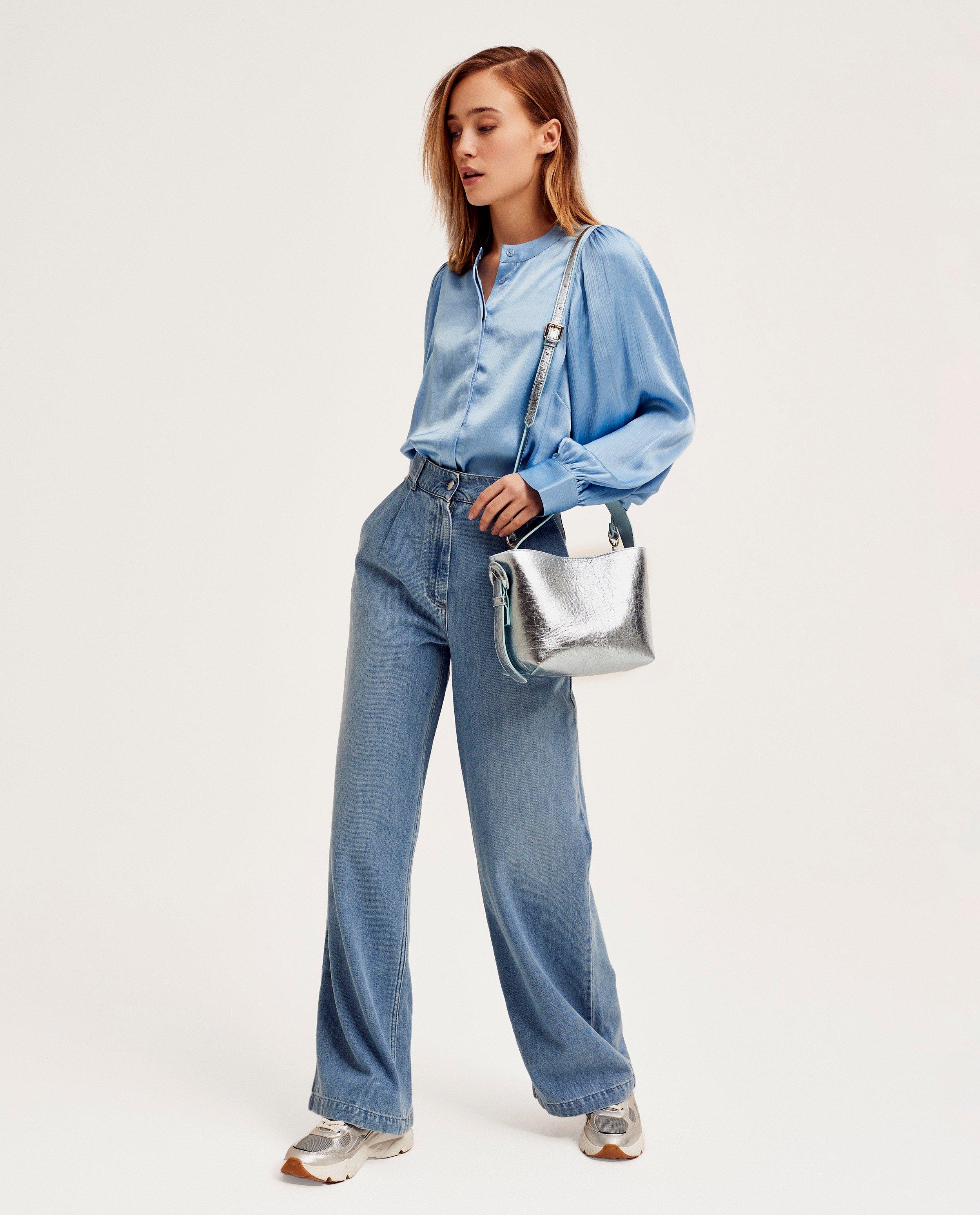 Hemden - Lichtblauwe blouse
