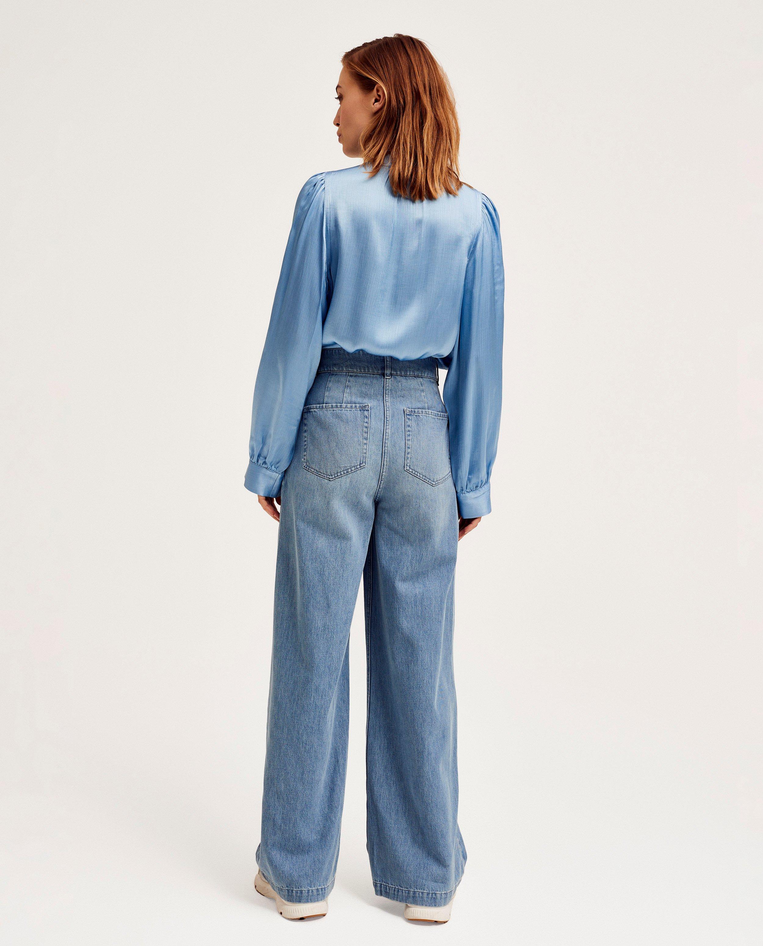 Hemden - Lichtblauwe blouse