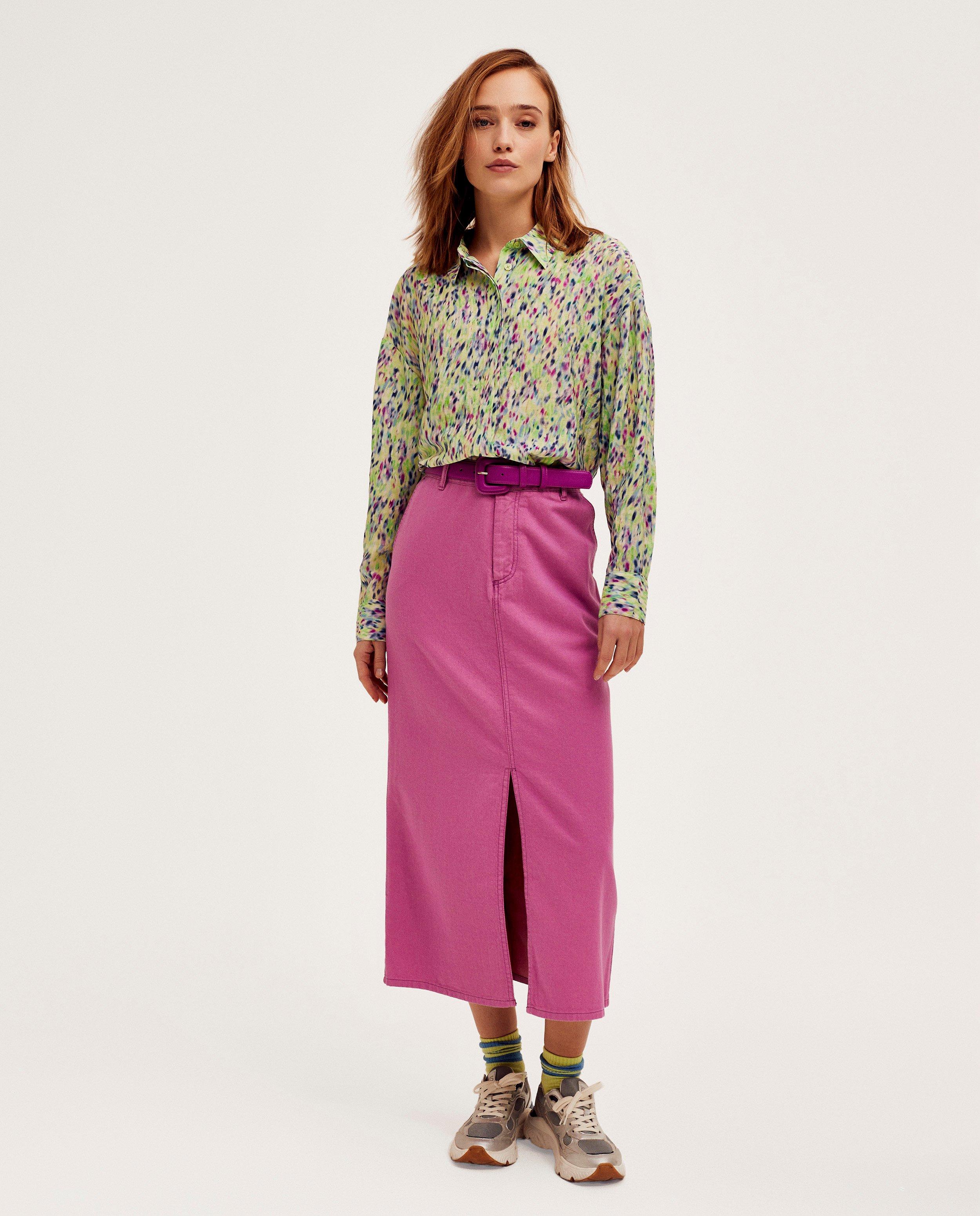Hemden - Blouse met abstracte print