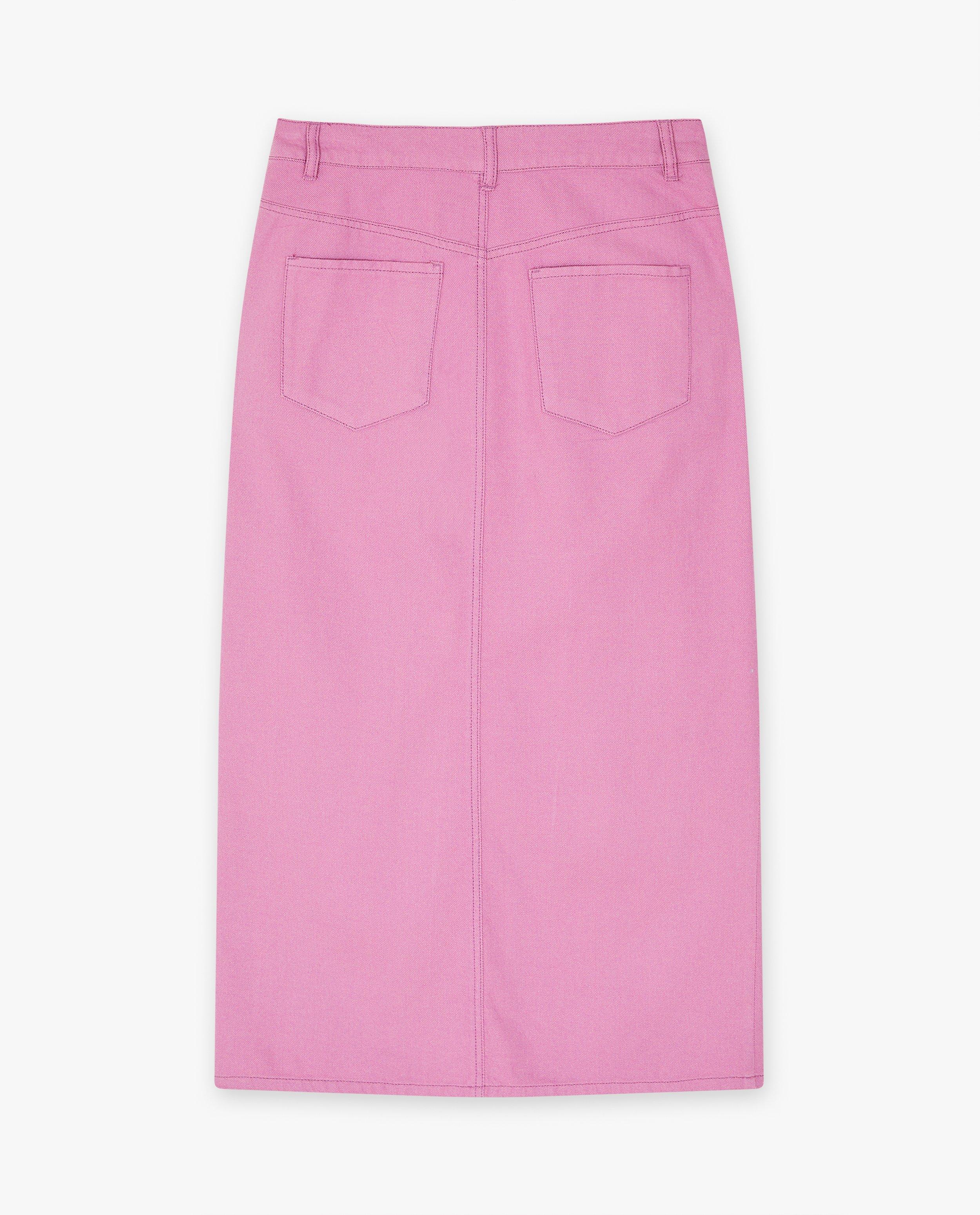 Jupes - Jupe mauve en jeans