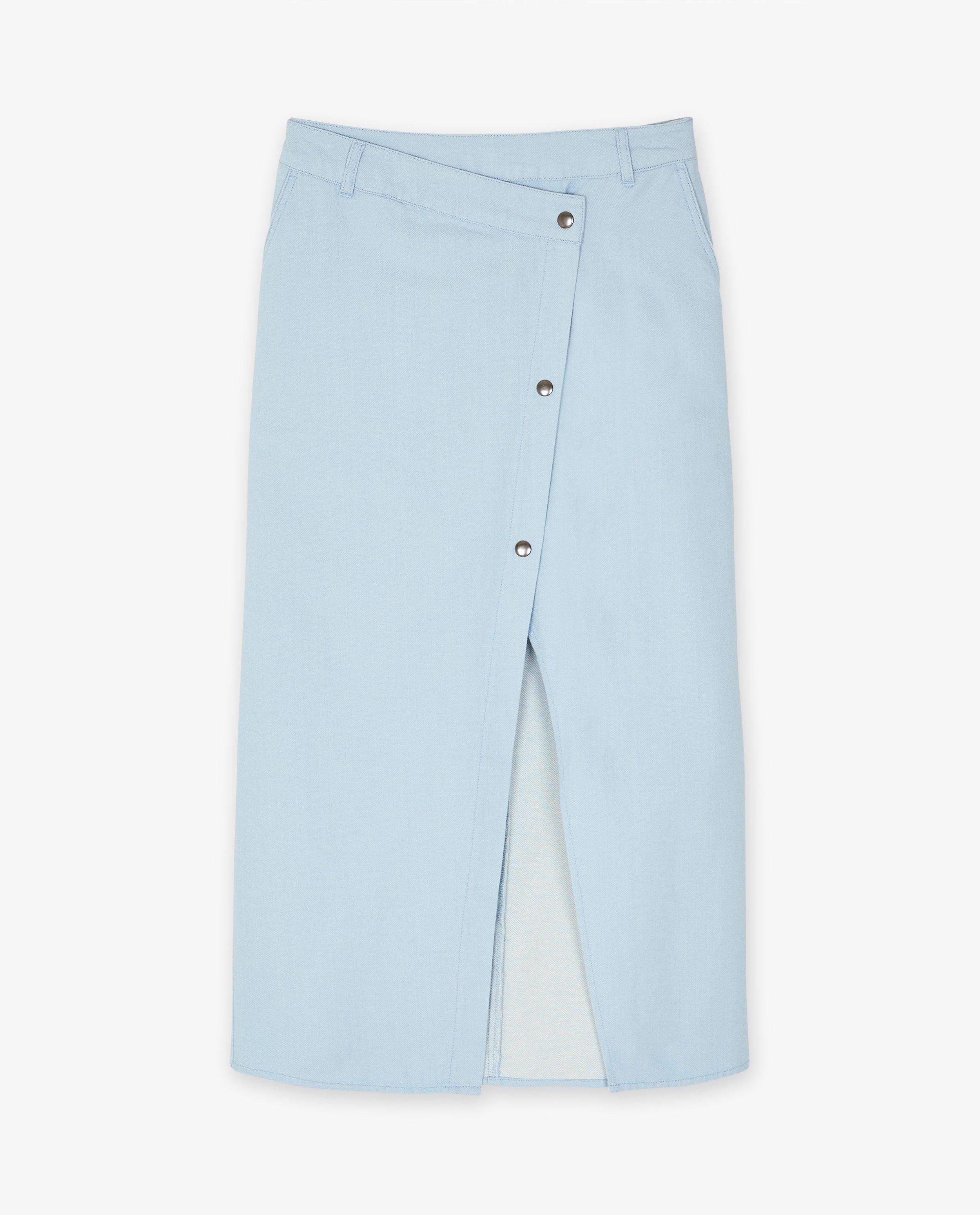 Lichtblauwe jeansrok - null - CKS Dames