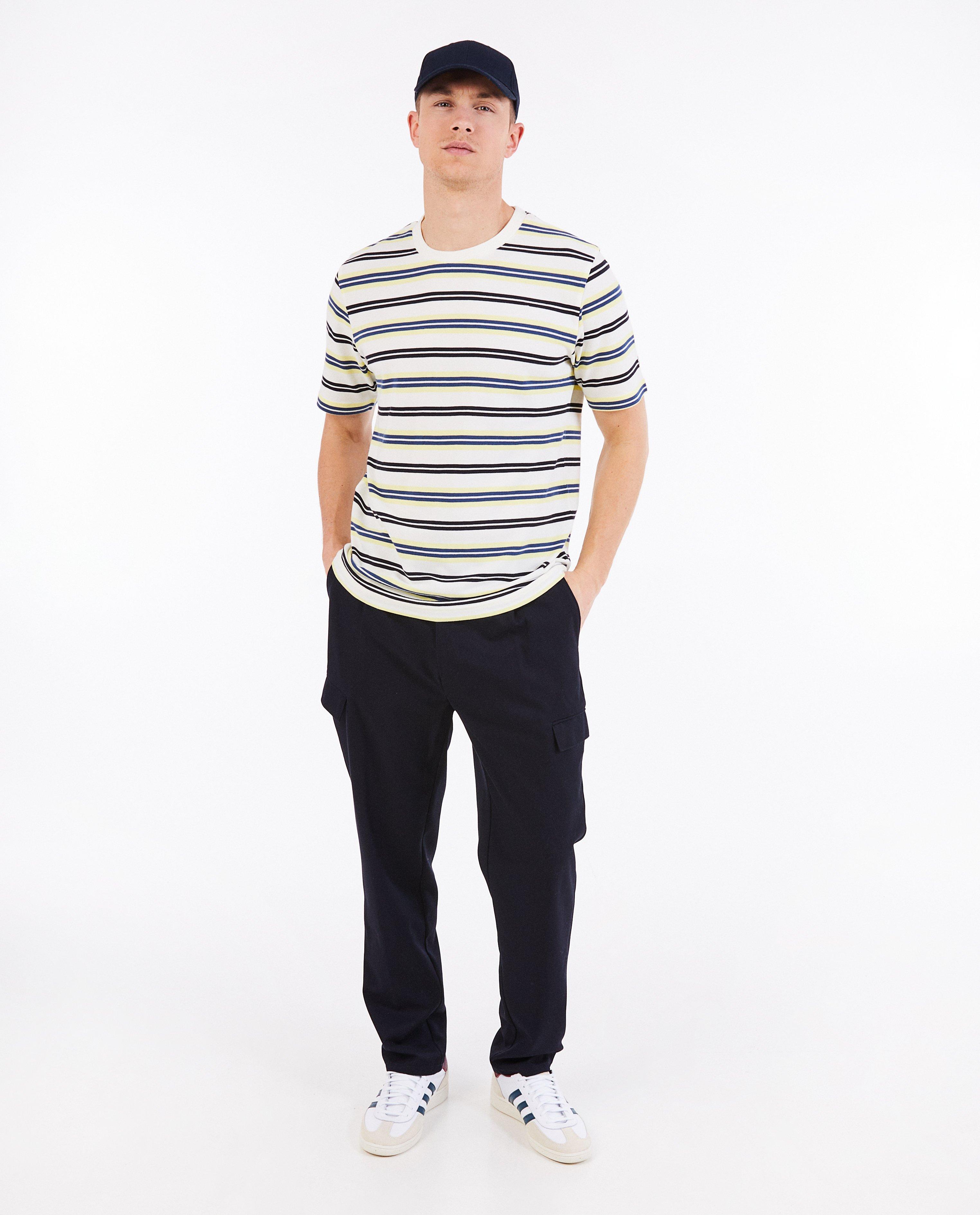 T-shirts - T-shirt met strepen, heren
