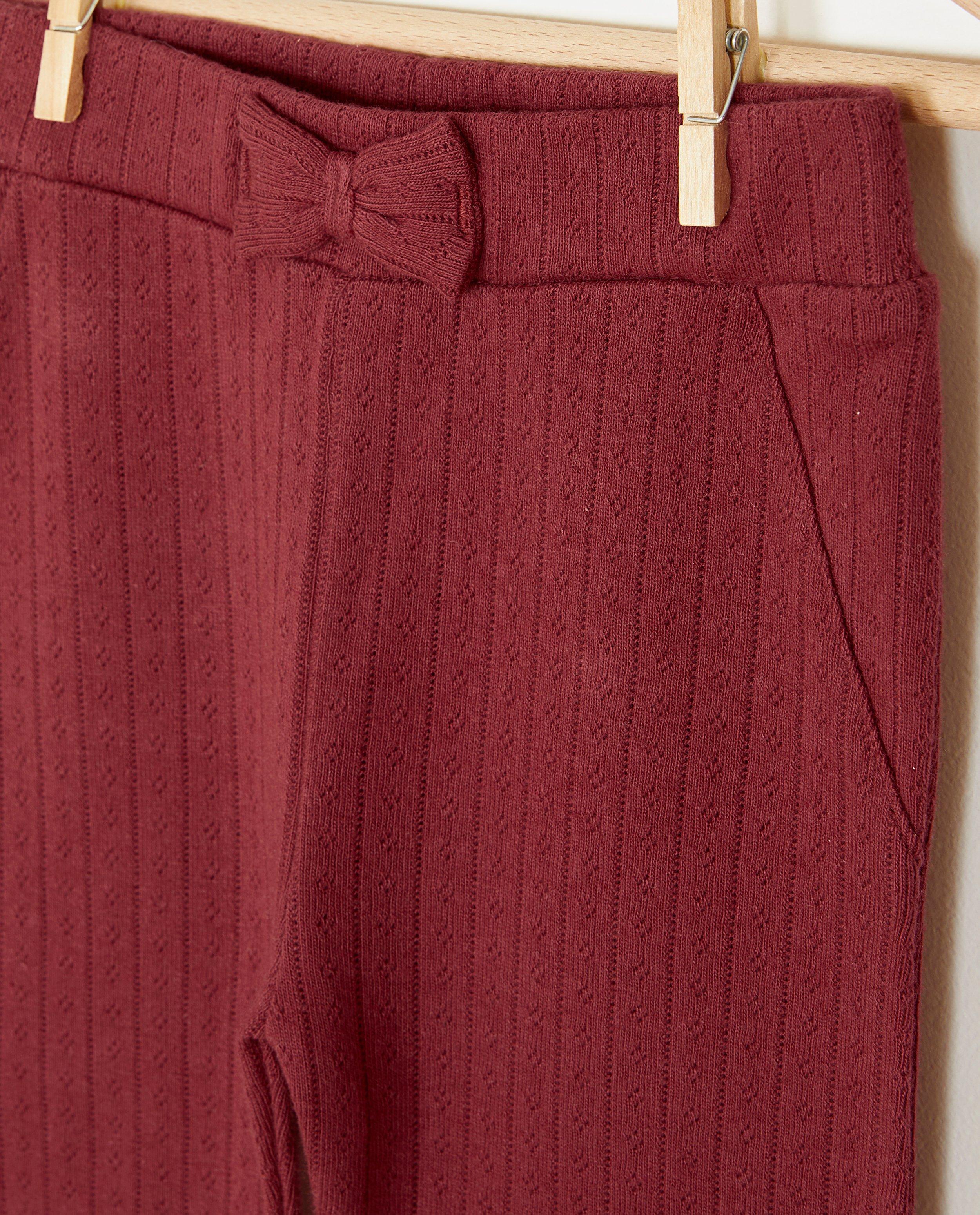 Leggings - Leggings écrus à partie ajourée