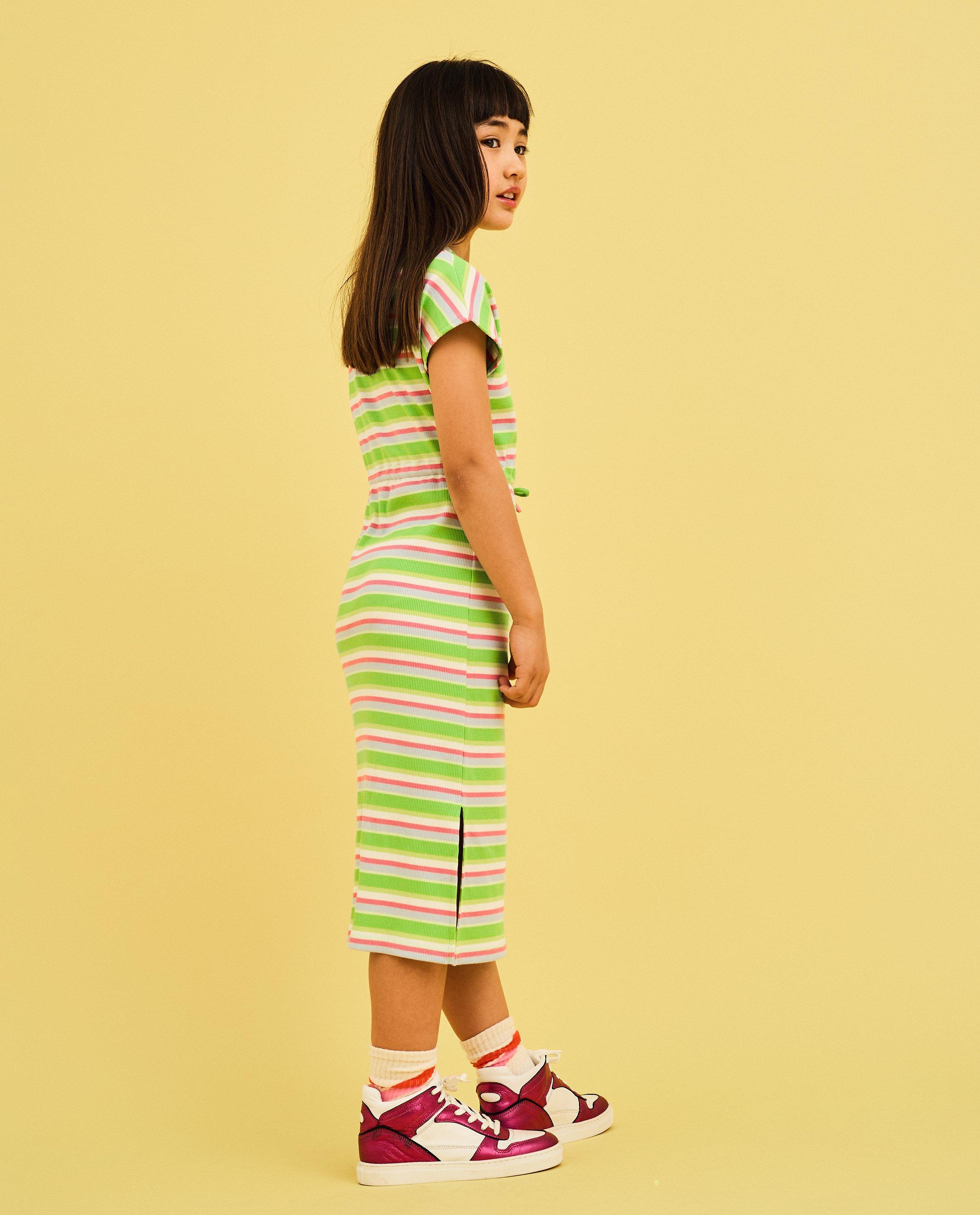 Robes - Robe à fines côtes