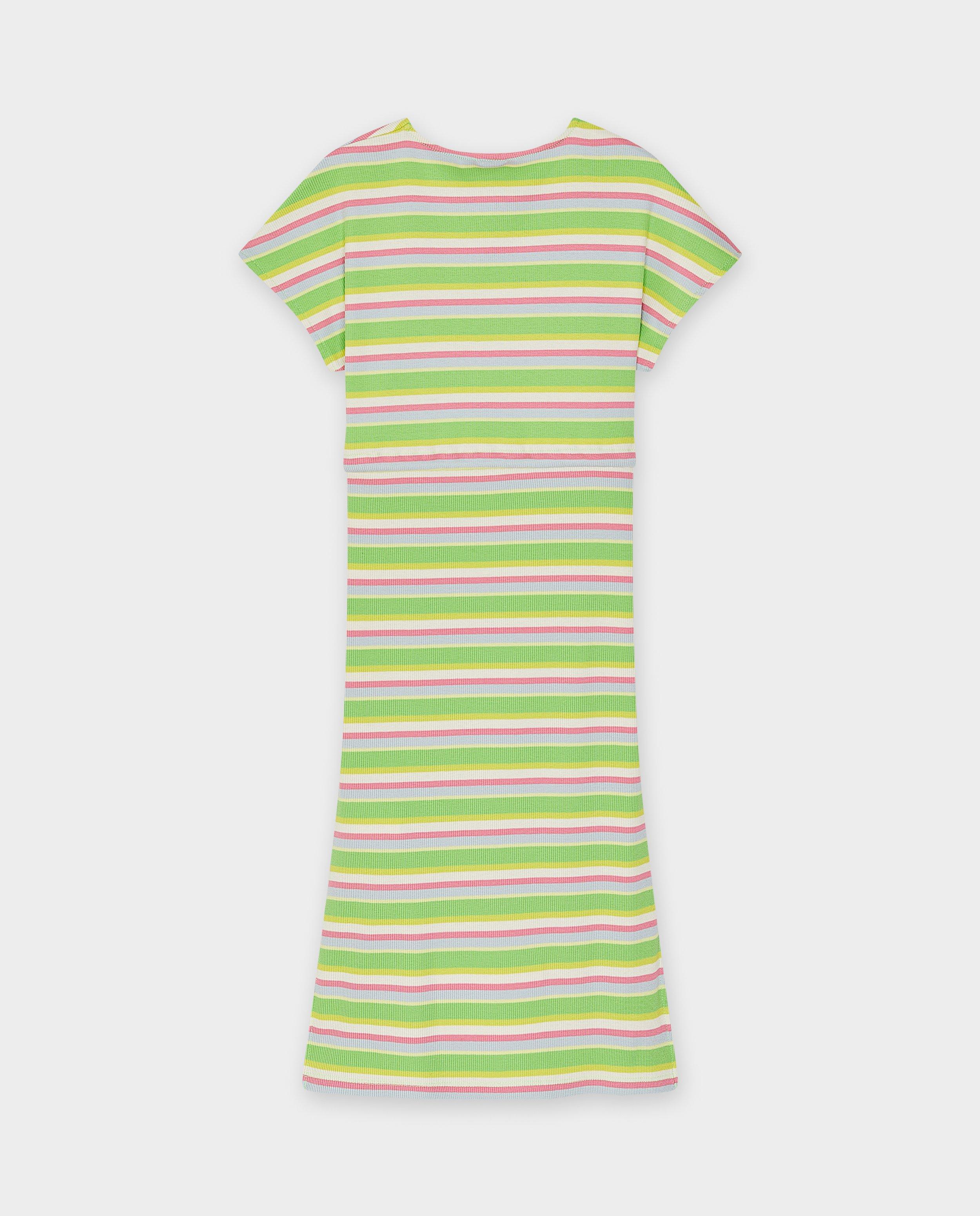 Robes - Robe à fines côtes