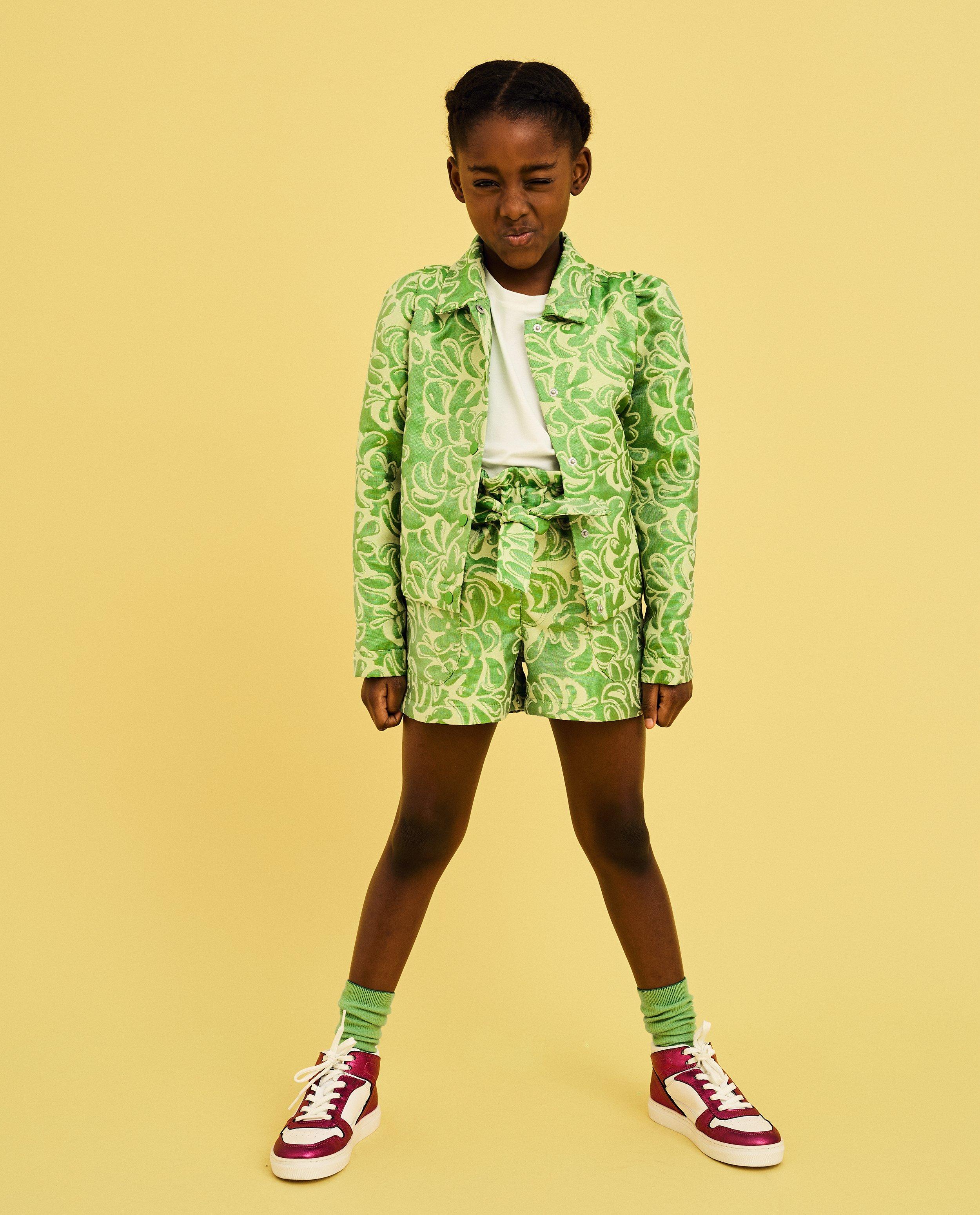 Blazers - Groene blazer met print