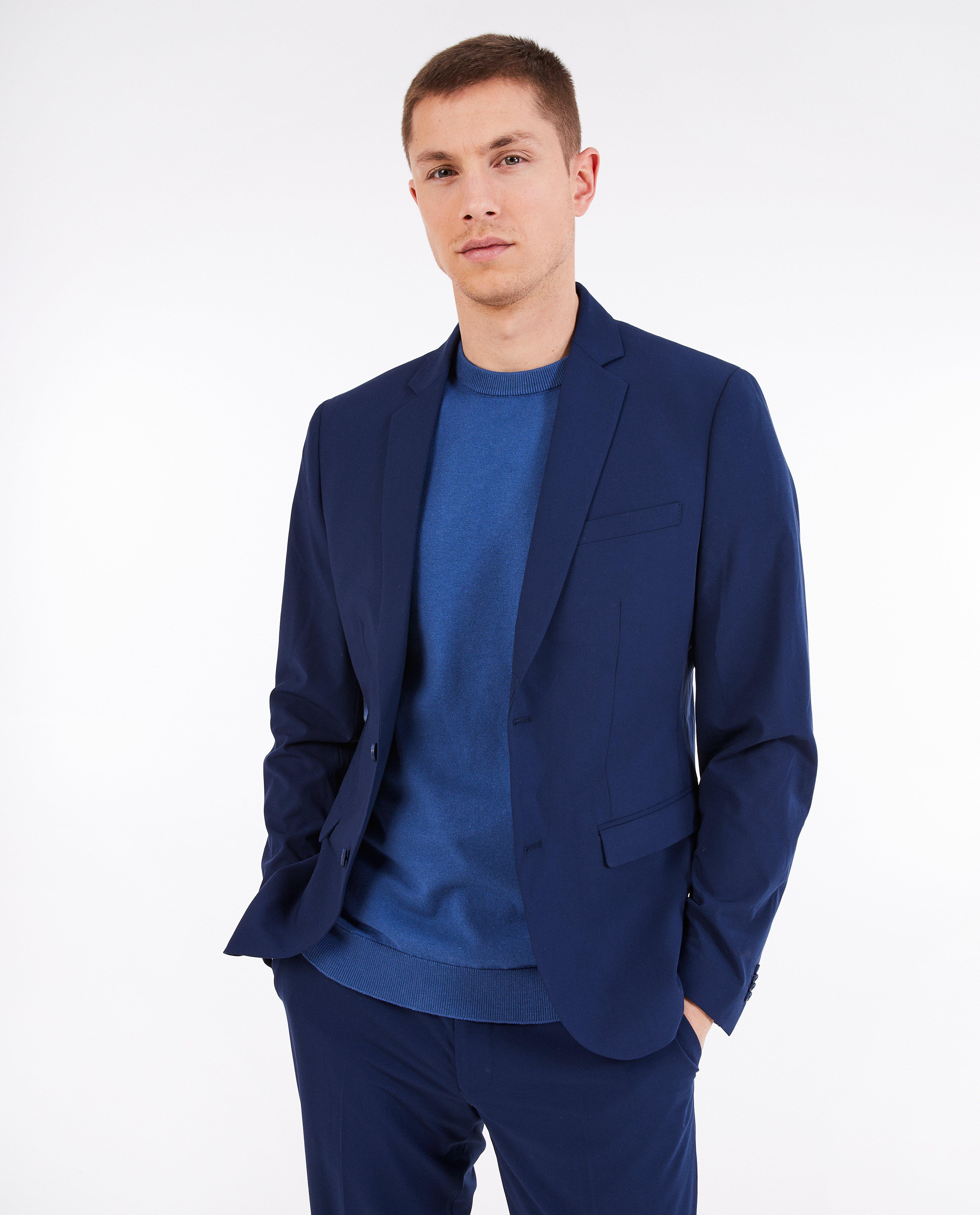 Blazers - Donkerblauw kostuumvest, slim fit