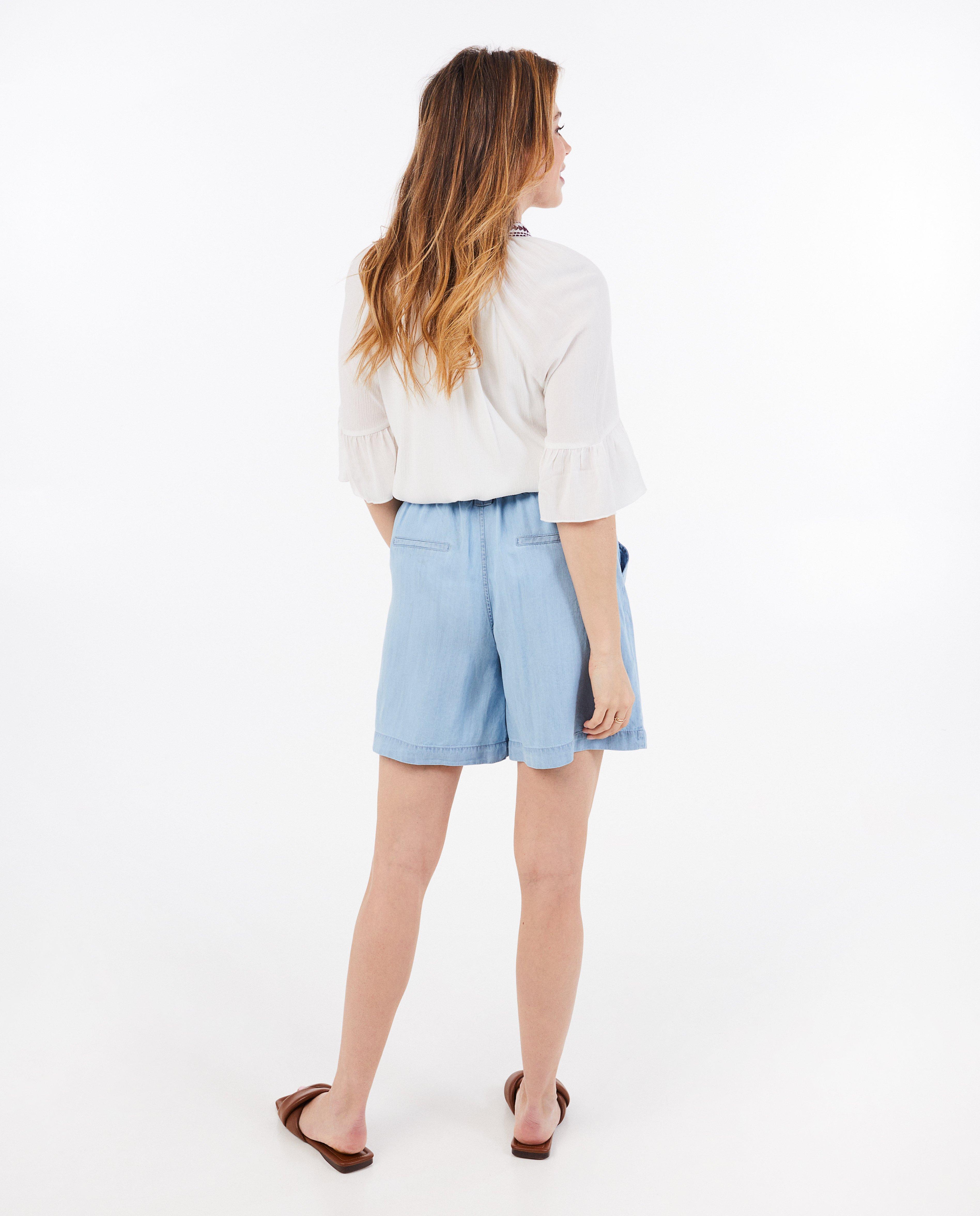 Shorten - Lichtblauwe jeansshort