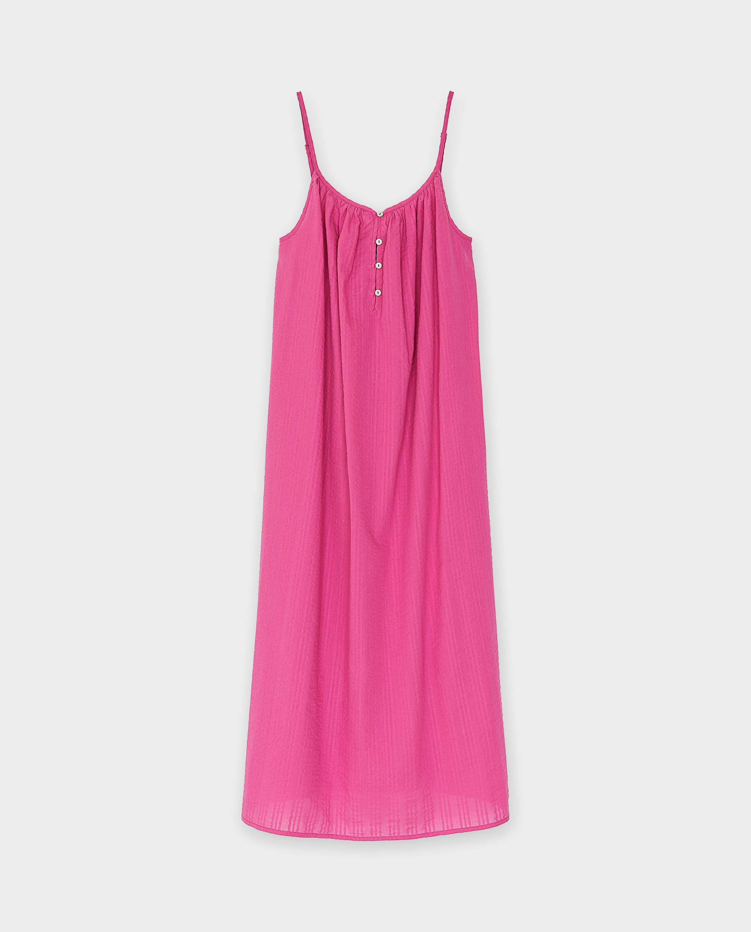 Kleedjes - Roze jurk met structuur