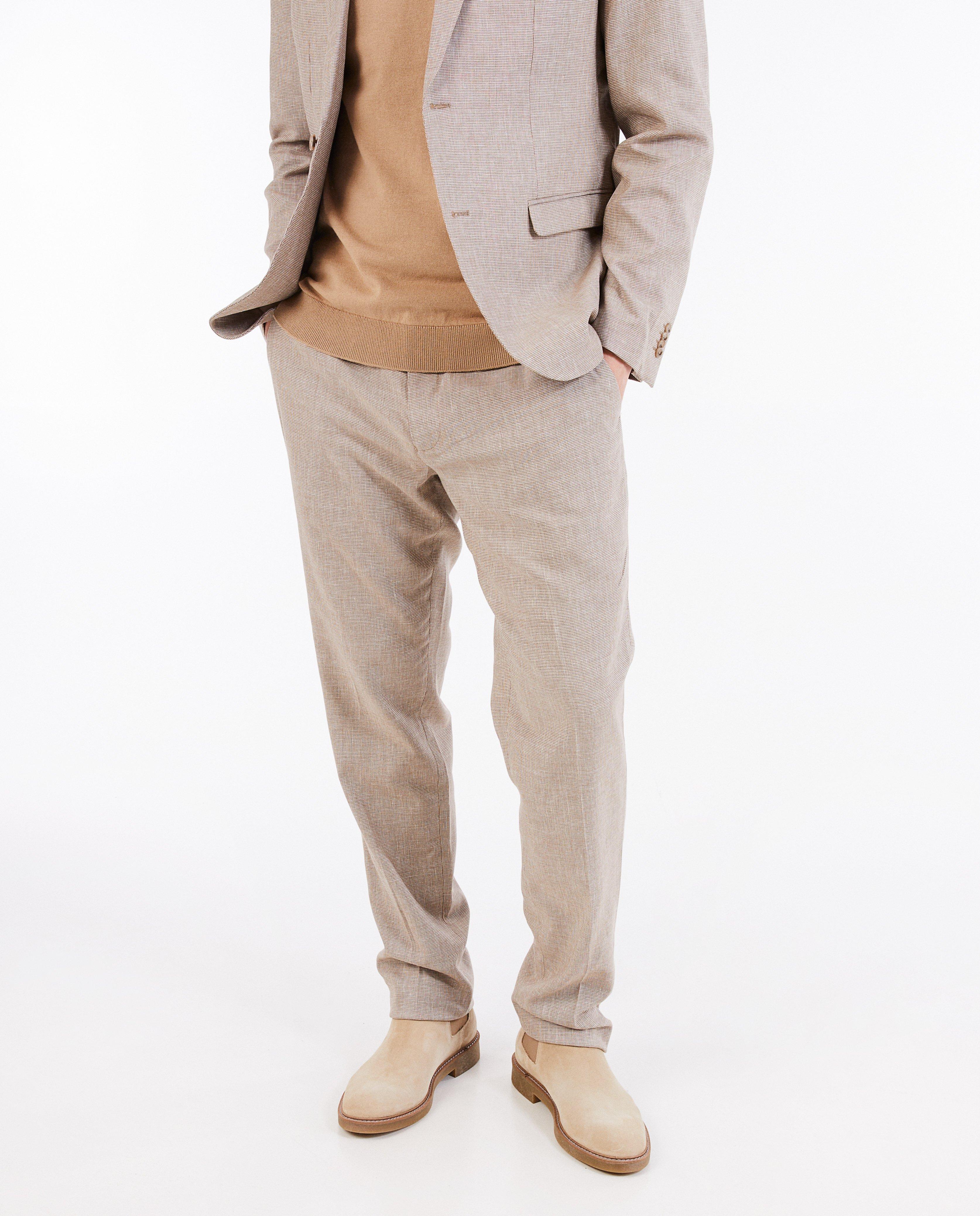 Pantalons - Pantalon de costume beige
