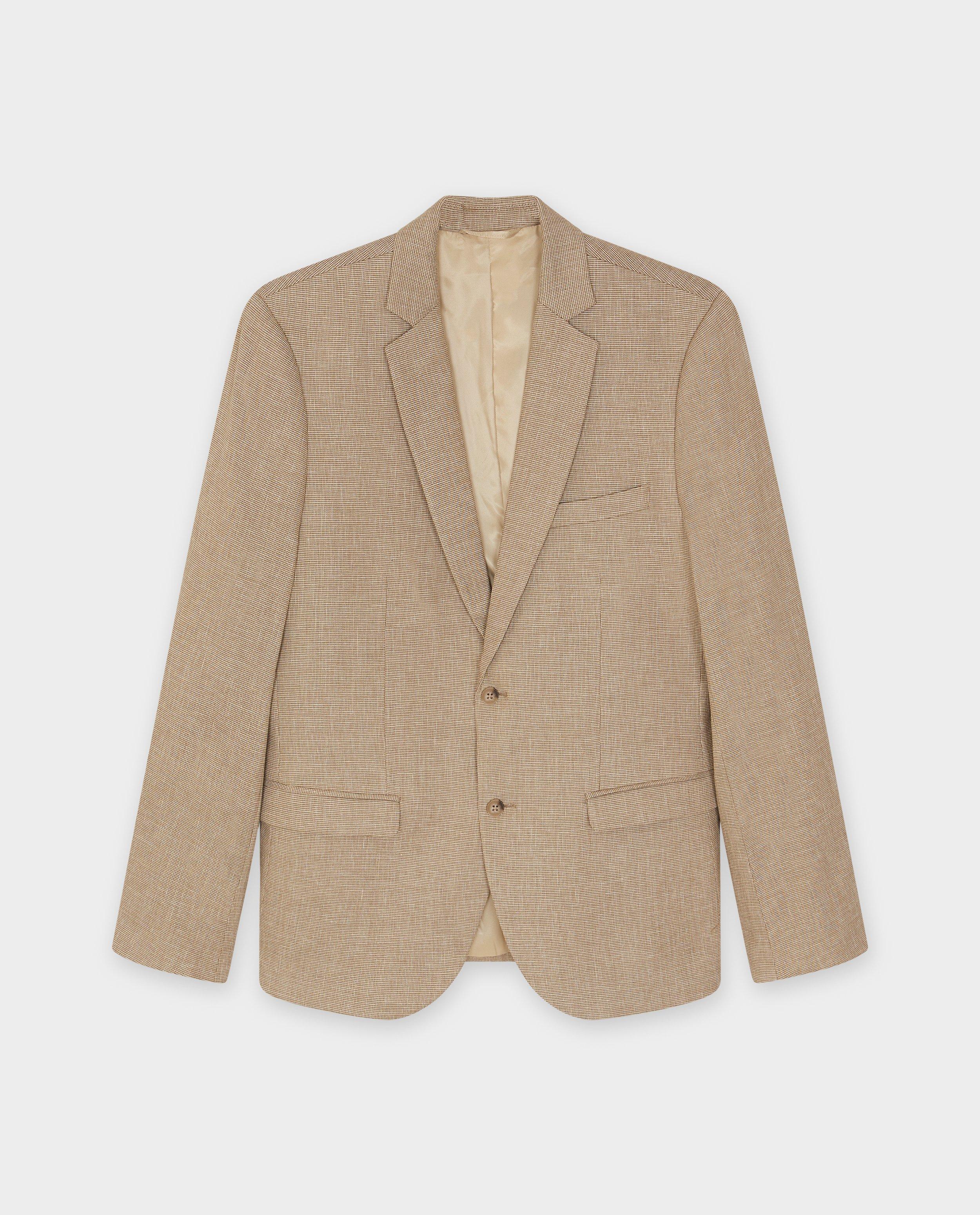 Blazers - Beige kostuumvest, slim fit