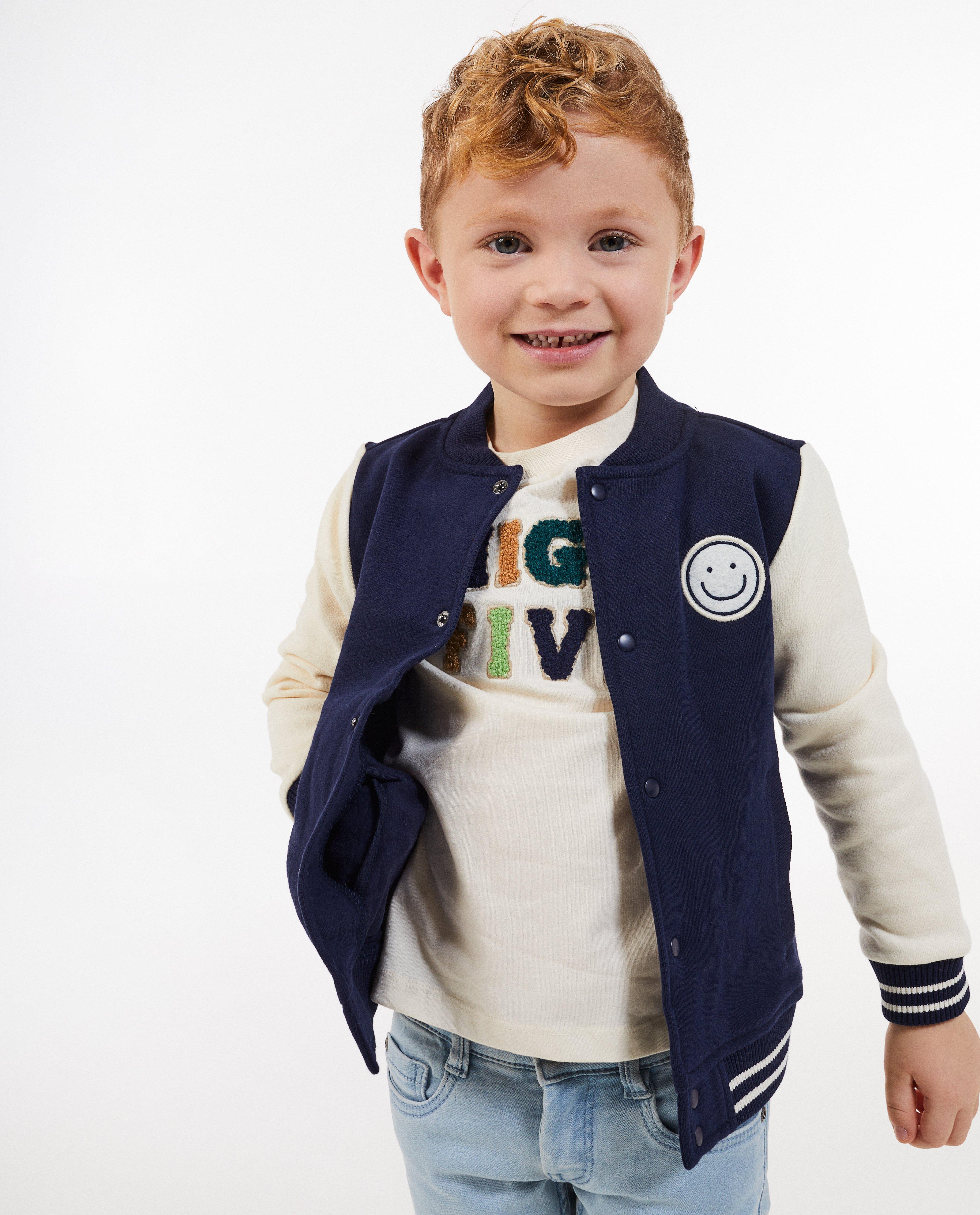Donkergroen baseball vest - null - Kidz Nation