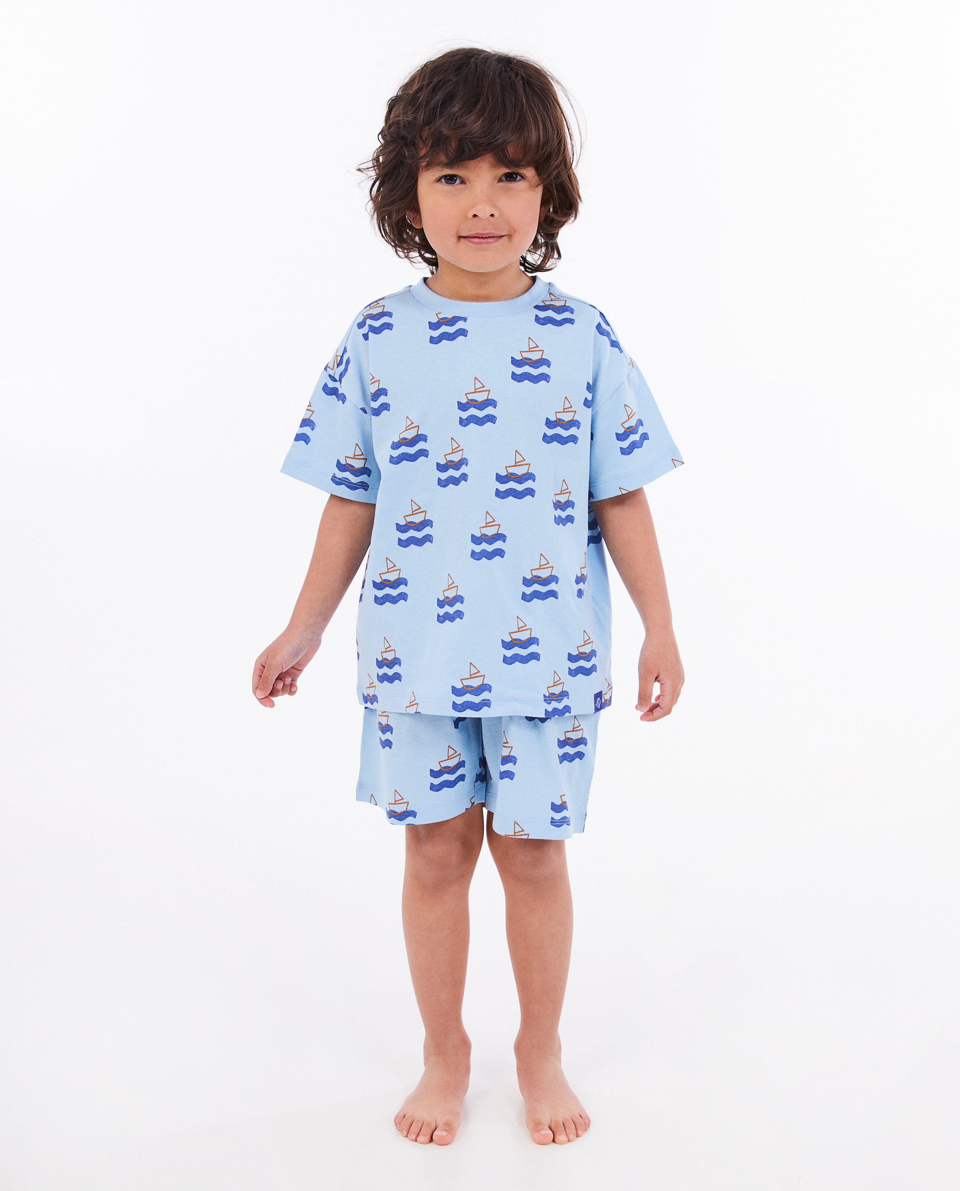 Pyjama met botenprint - null - Wickie