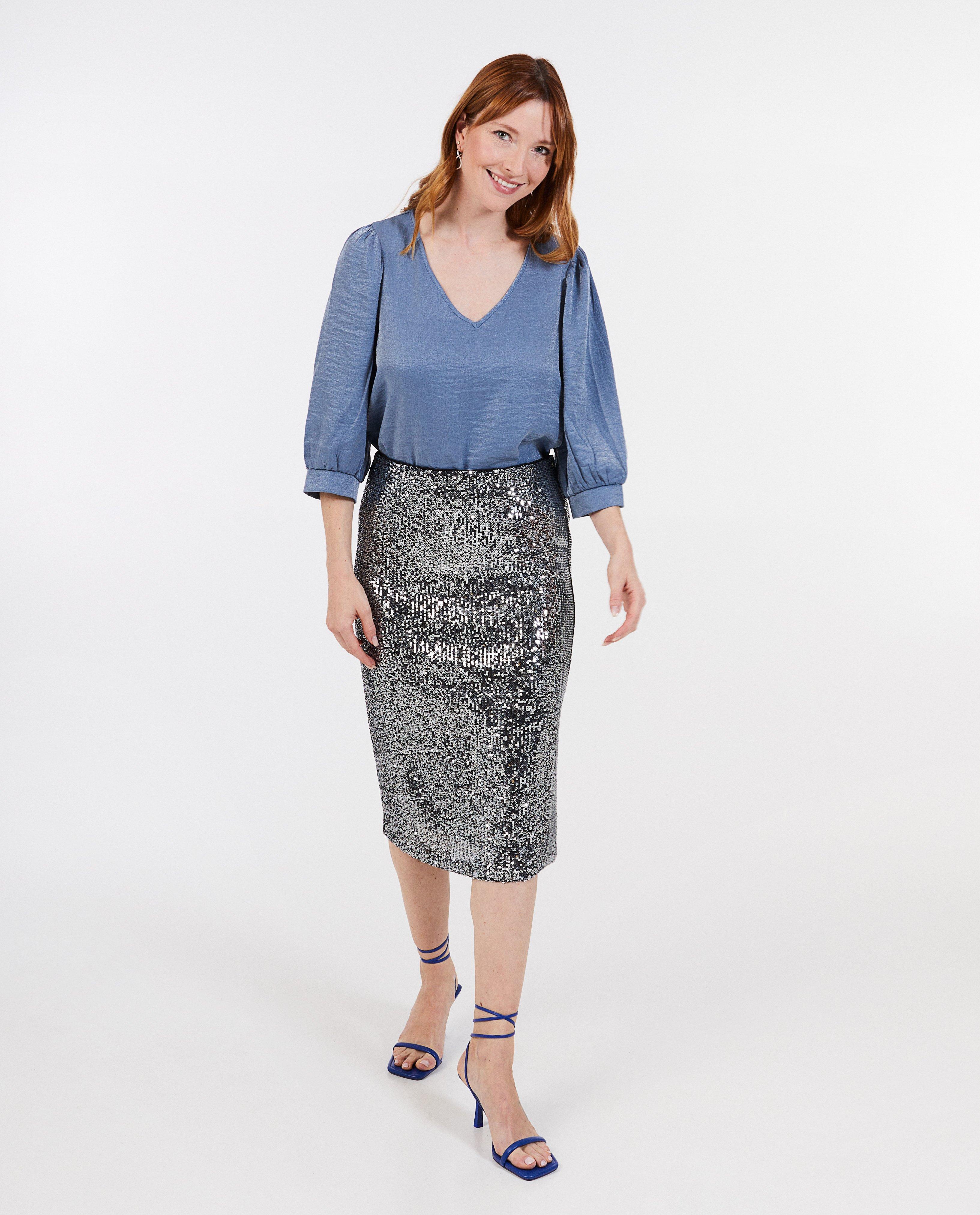 Hemden - Blouse met glitter