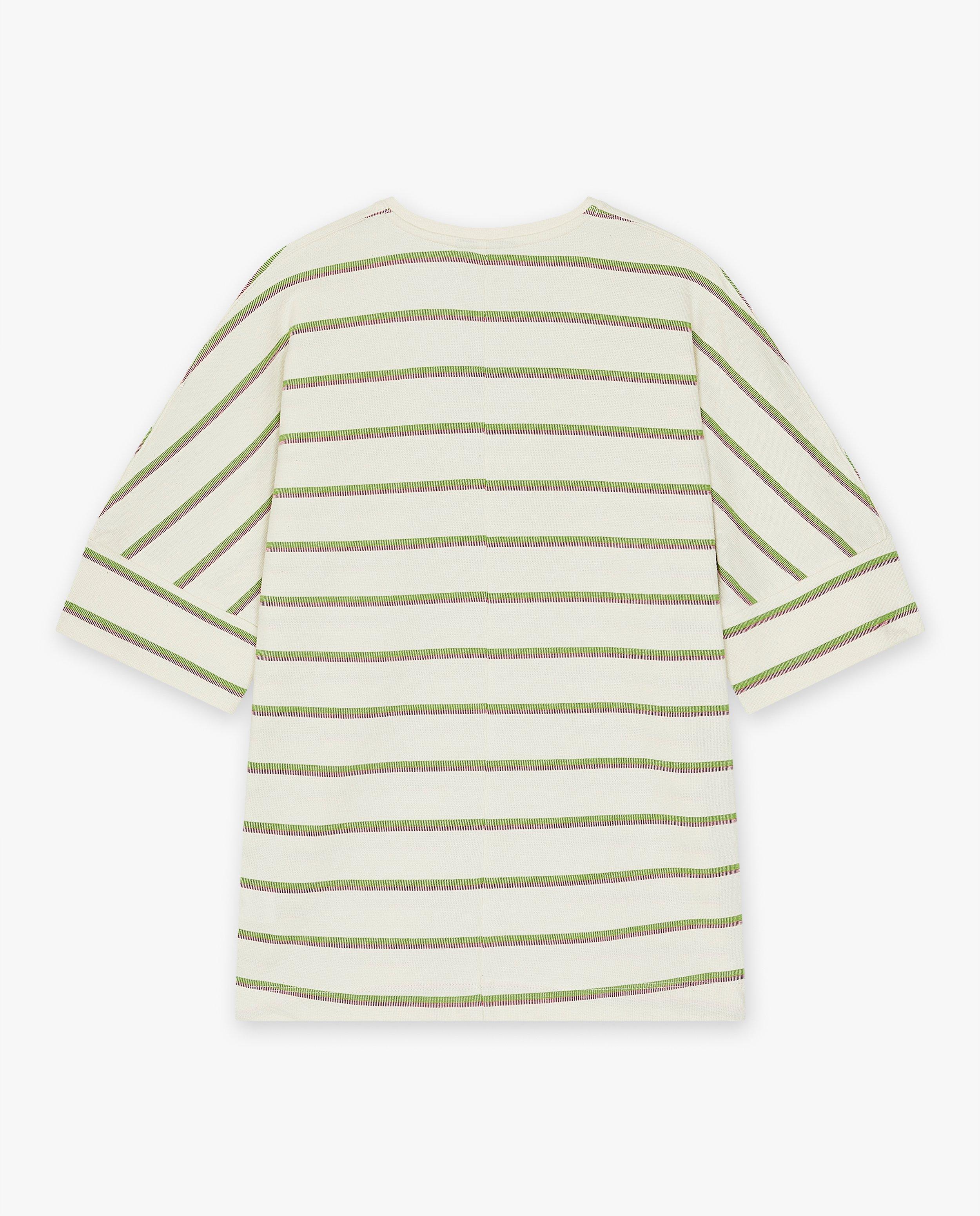 Wit T-shirt met strepen - Product Detail - wit - afbeelding nummer 2