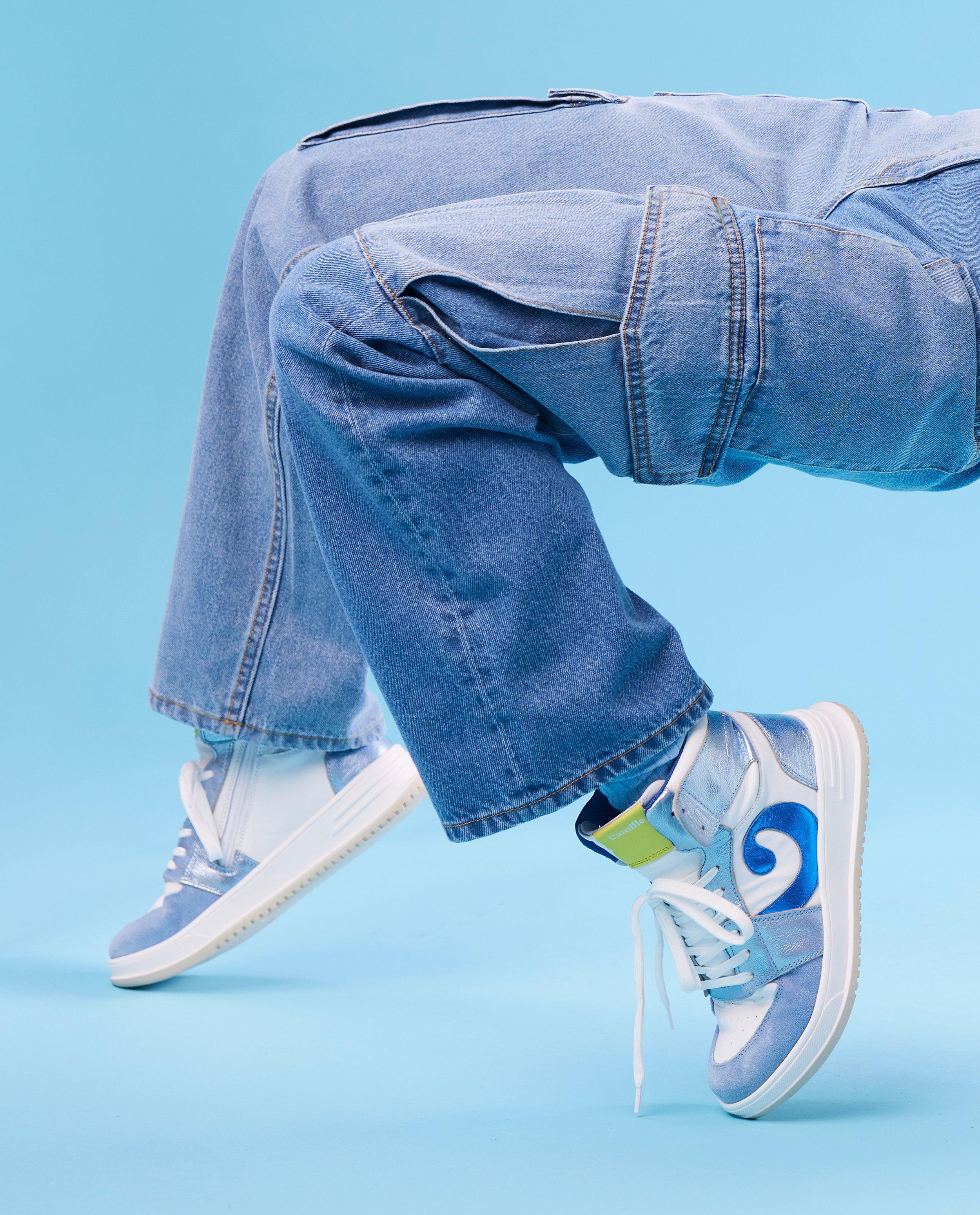 Leren sneakers, maat 31-40 - null - CAMILLE