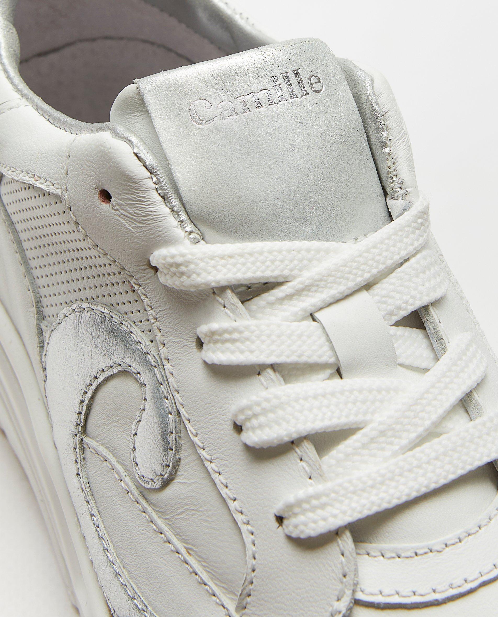 Baskets en cuir, pointure&nbsp;31-40 - D&eacute;tails du produit - blanc - image num&eacute;ro 6