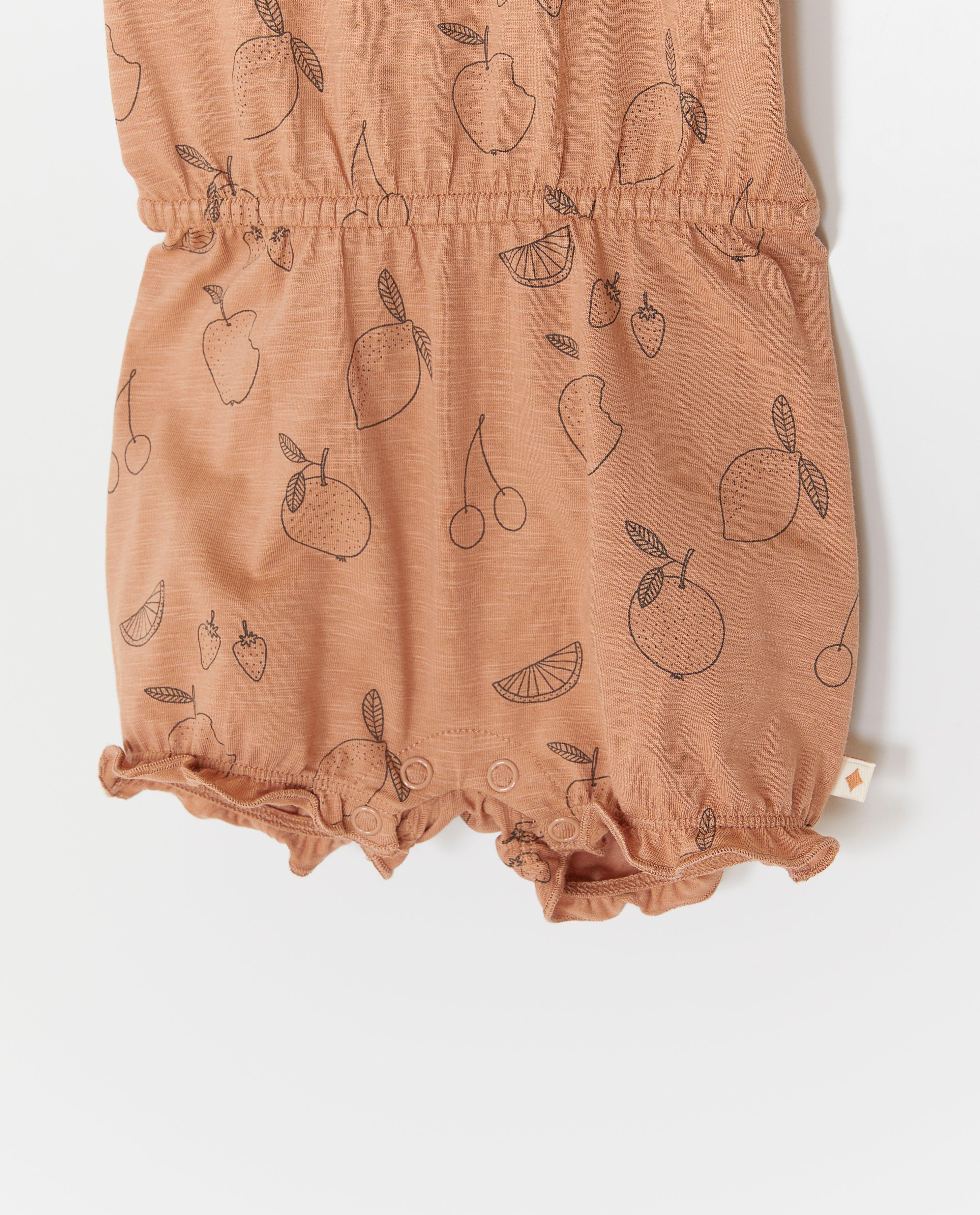 Jumpsuit - Kruippakje met fruitprint