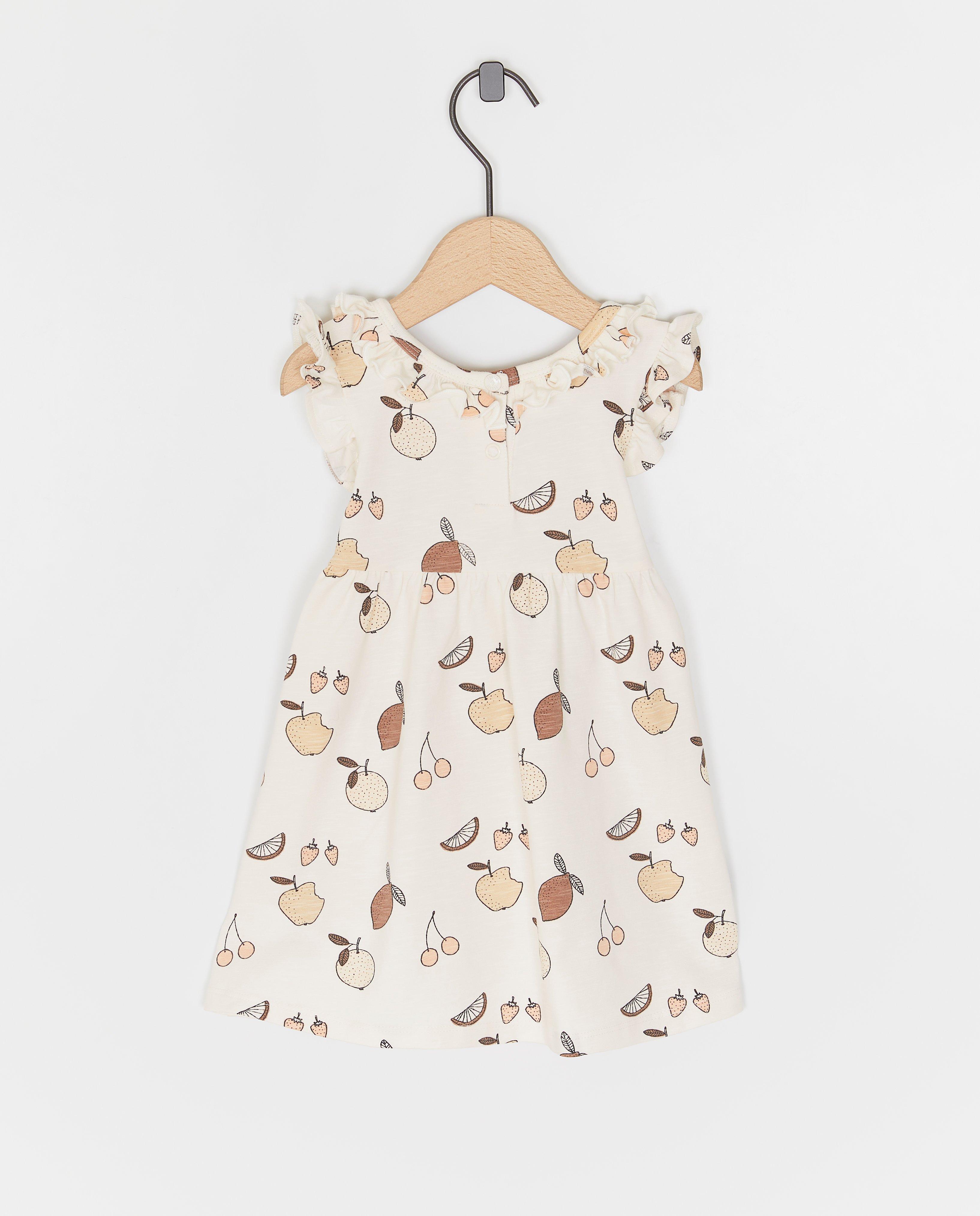 Kleedjes - Jurk met fruitprint