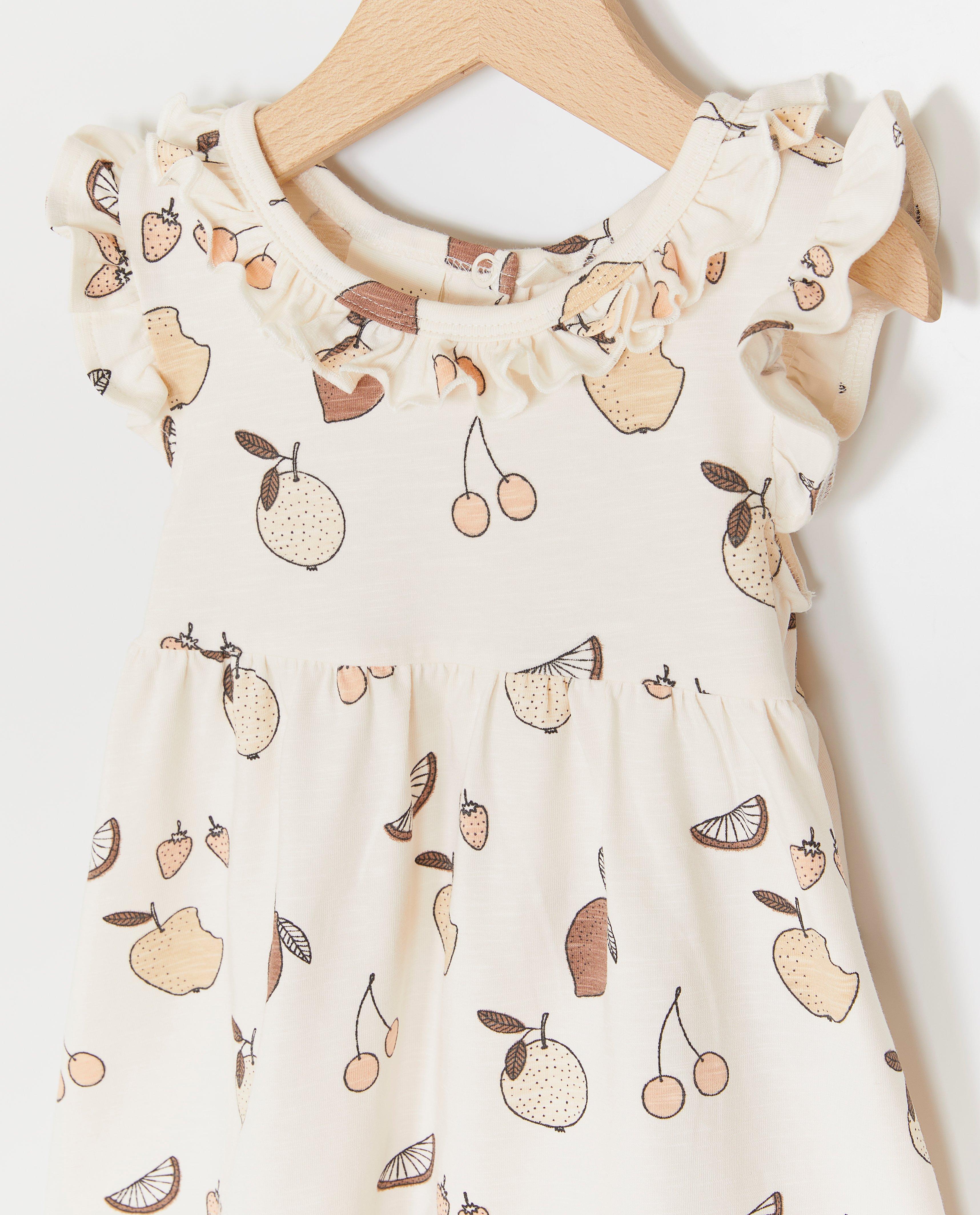 Kleedjes - Jurk met fruitprint