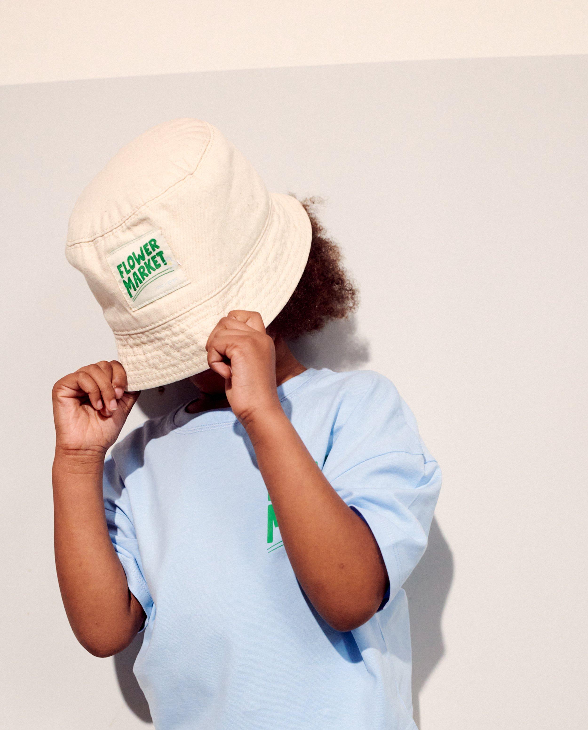 Vissershoedje met opschrift - Product Detail - wit - afbeelding nummer 1