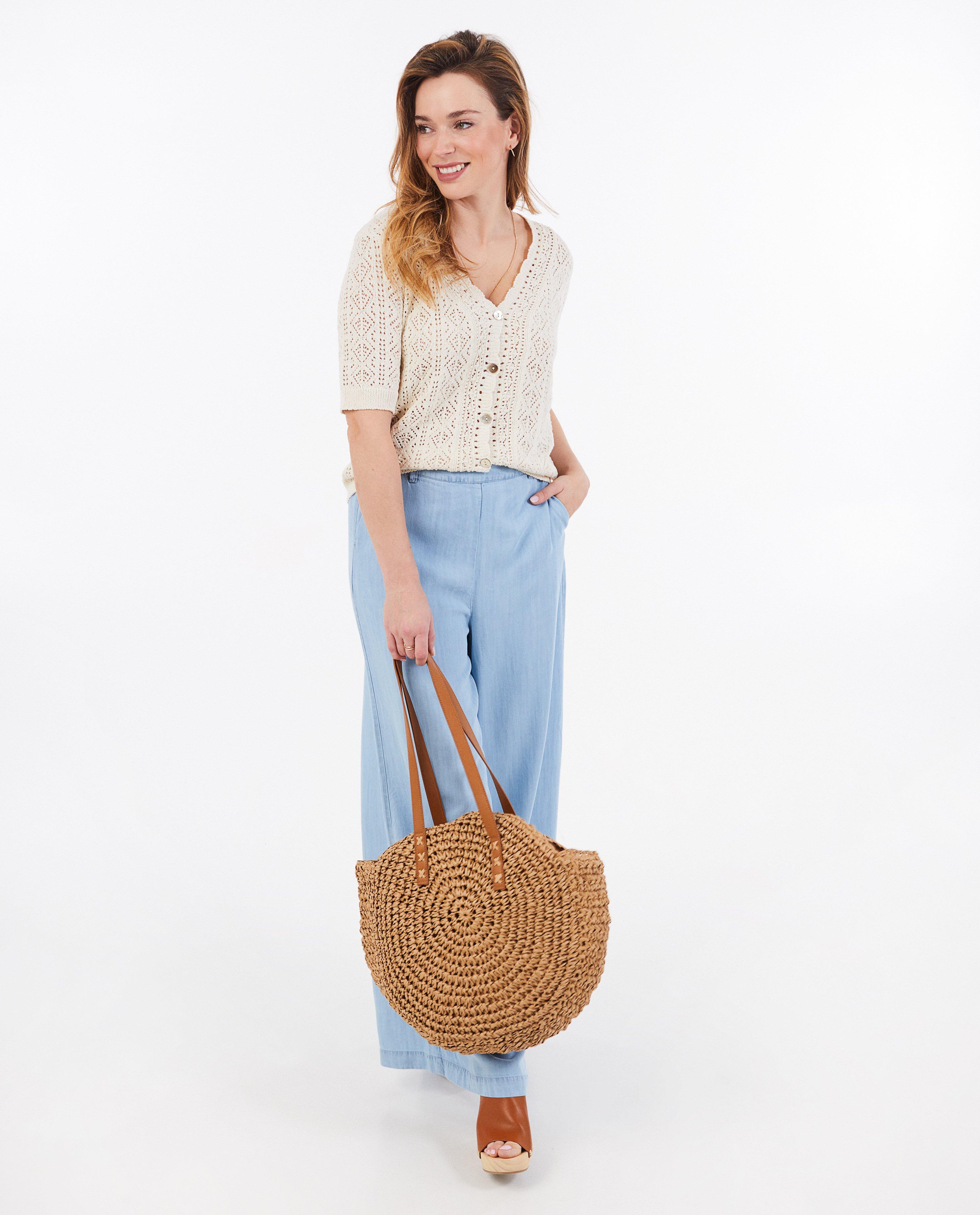 Cardigan - Cardigan met gebreid patroon