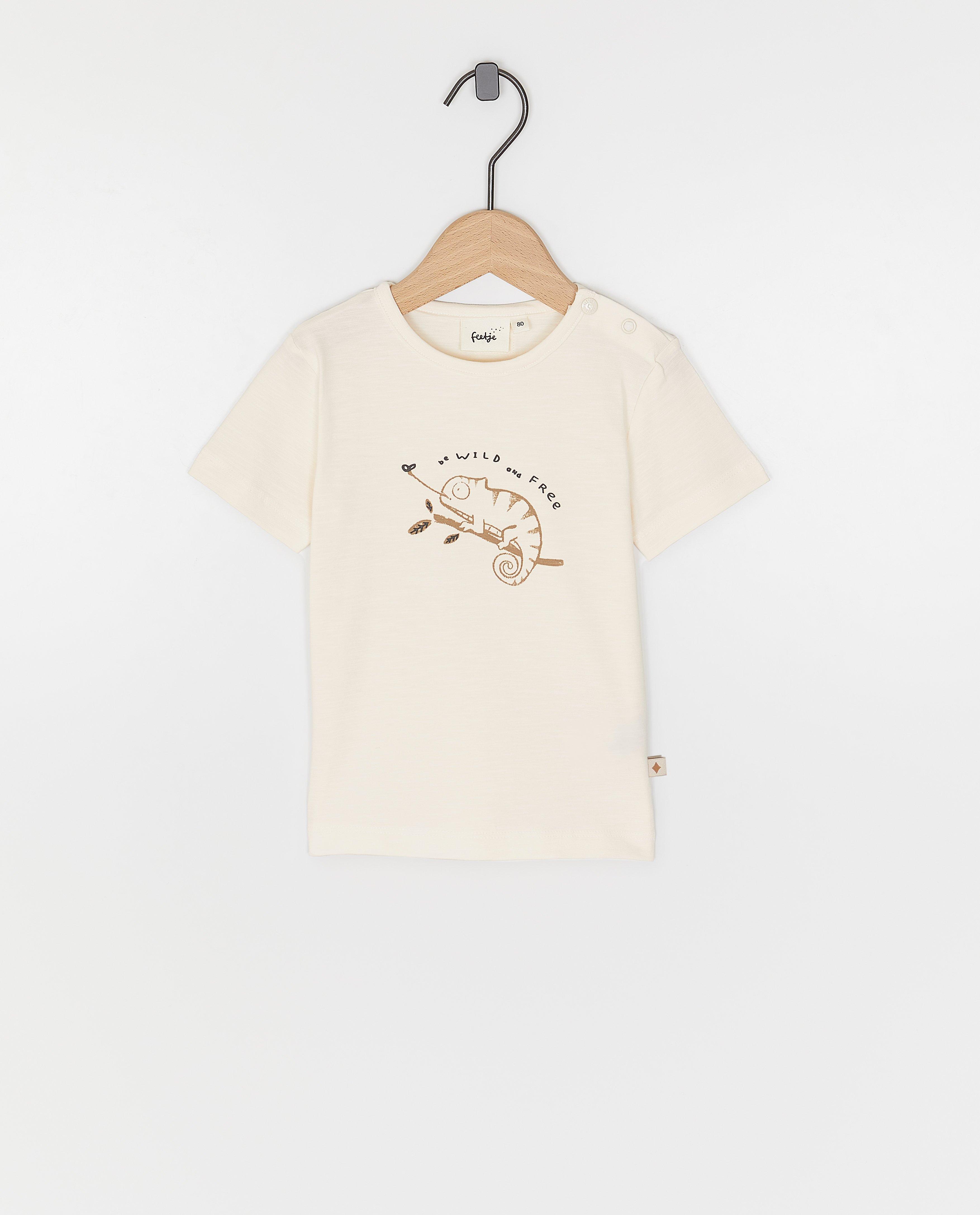 T-shirt à imprimé de caméléon - null - Feetje