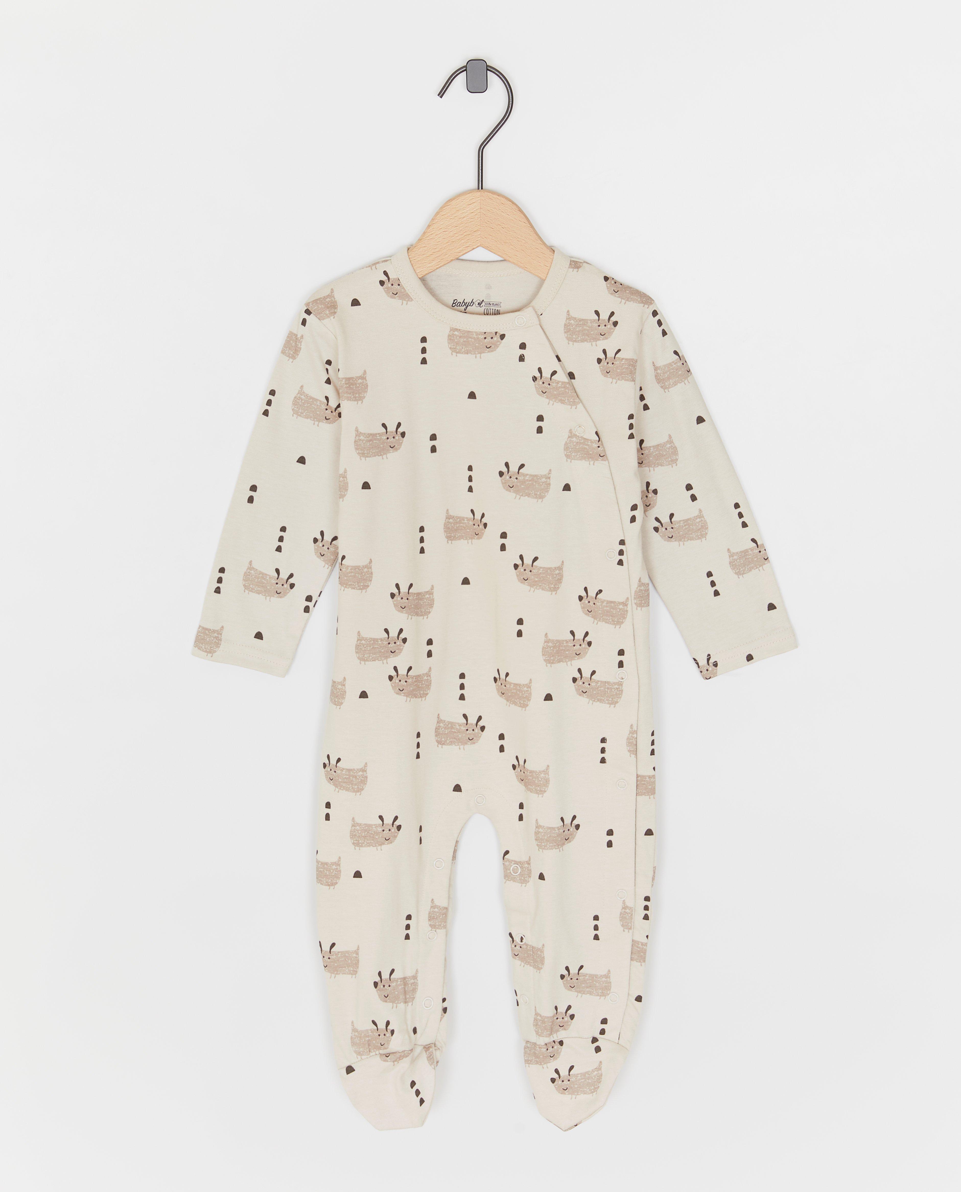 Pyjama met voetjes - Product Detail - beige - afbeelding nummer 1
