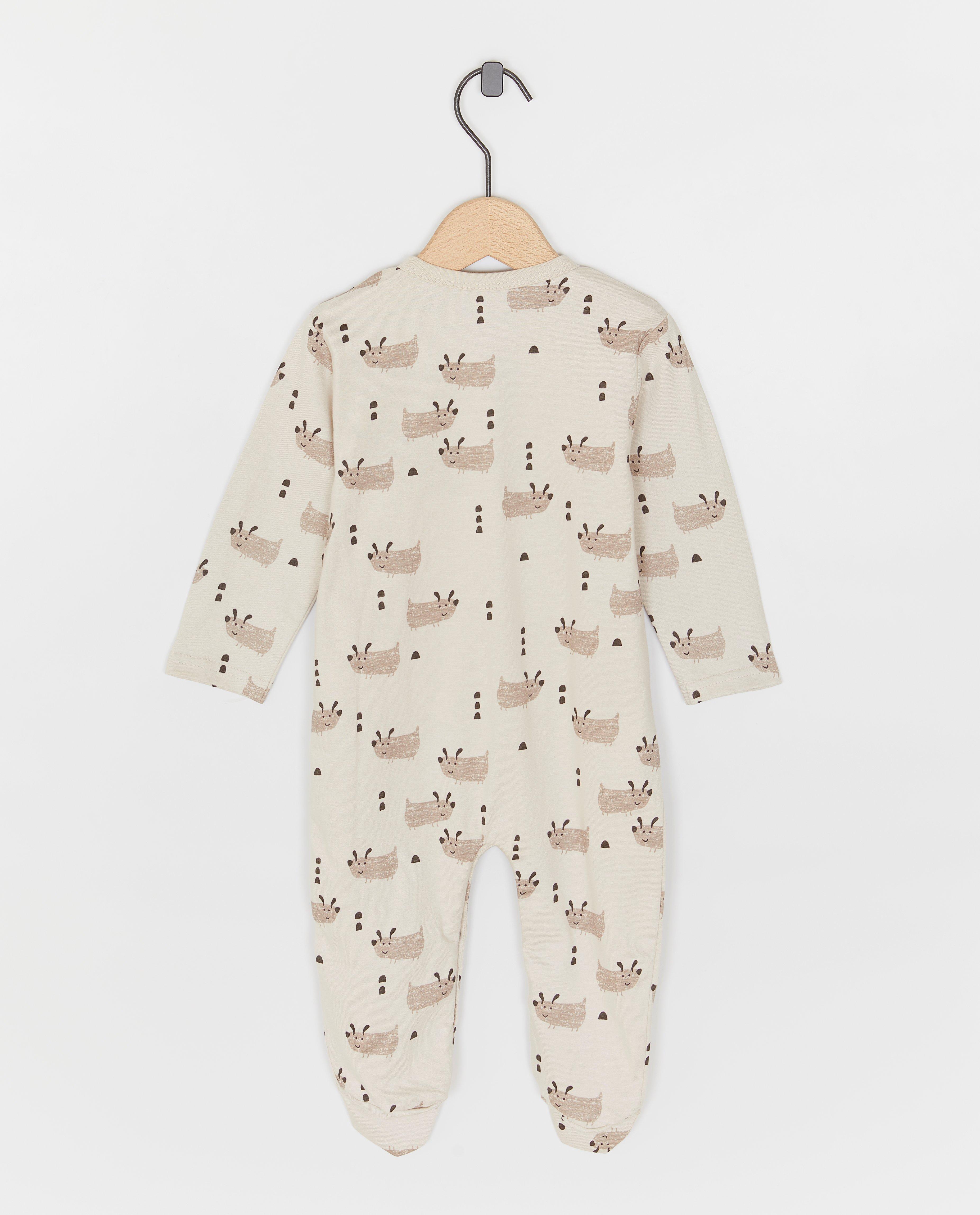 Pyjama met voetjes - Product Detail - beige - afbeelding nummer 2