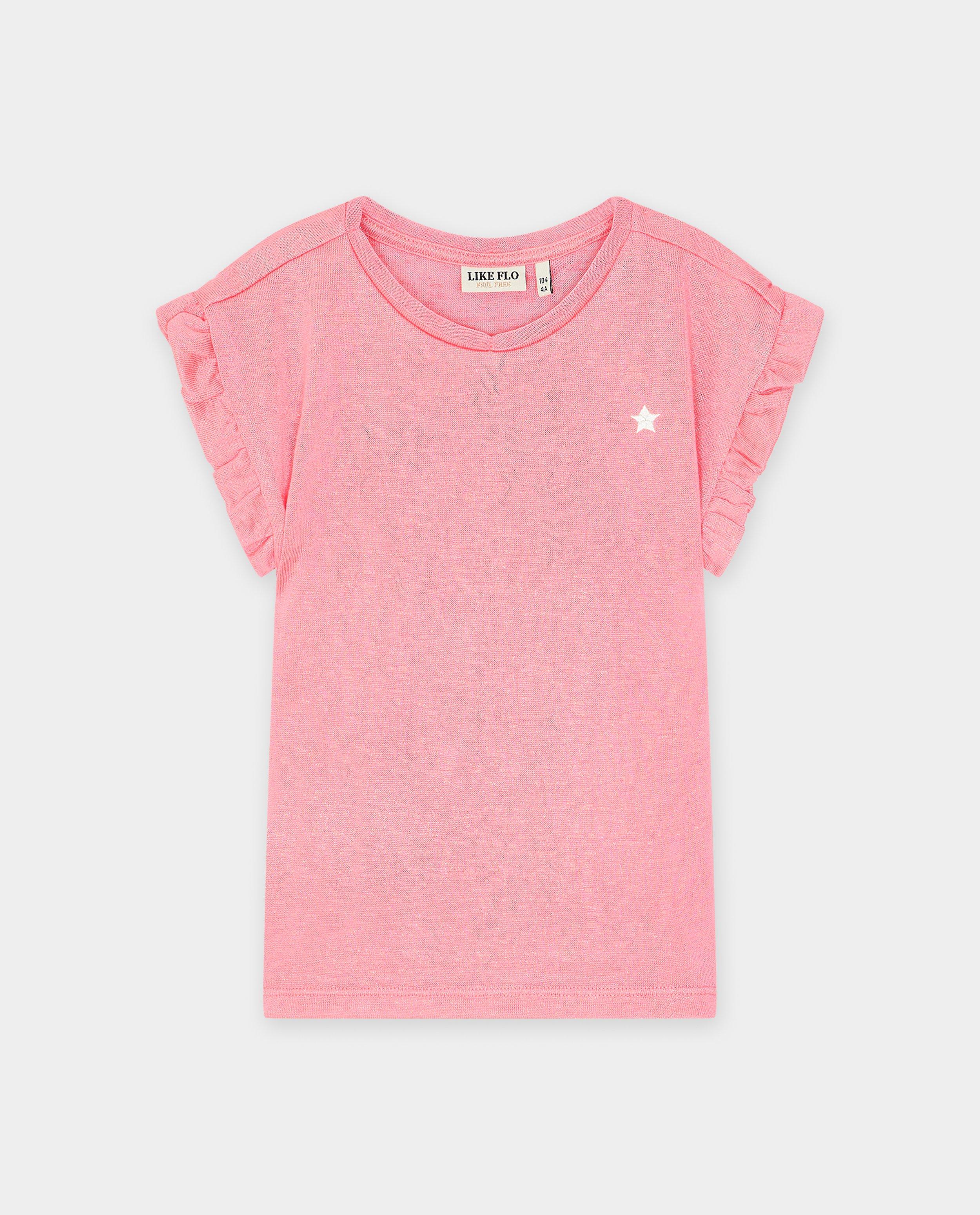 T-shirt met glitter - null - Likeflo