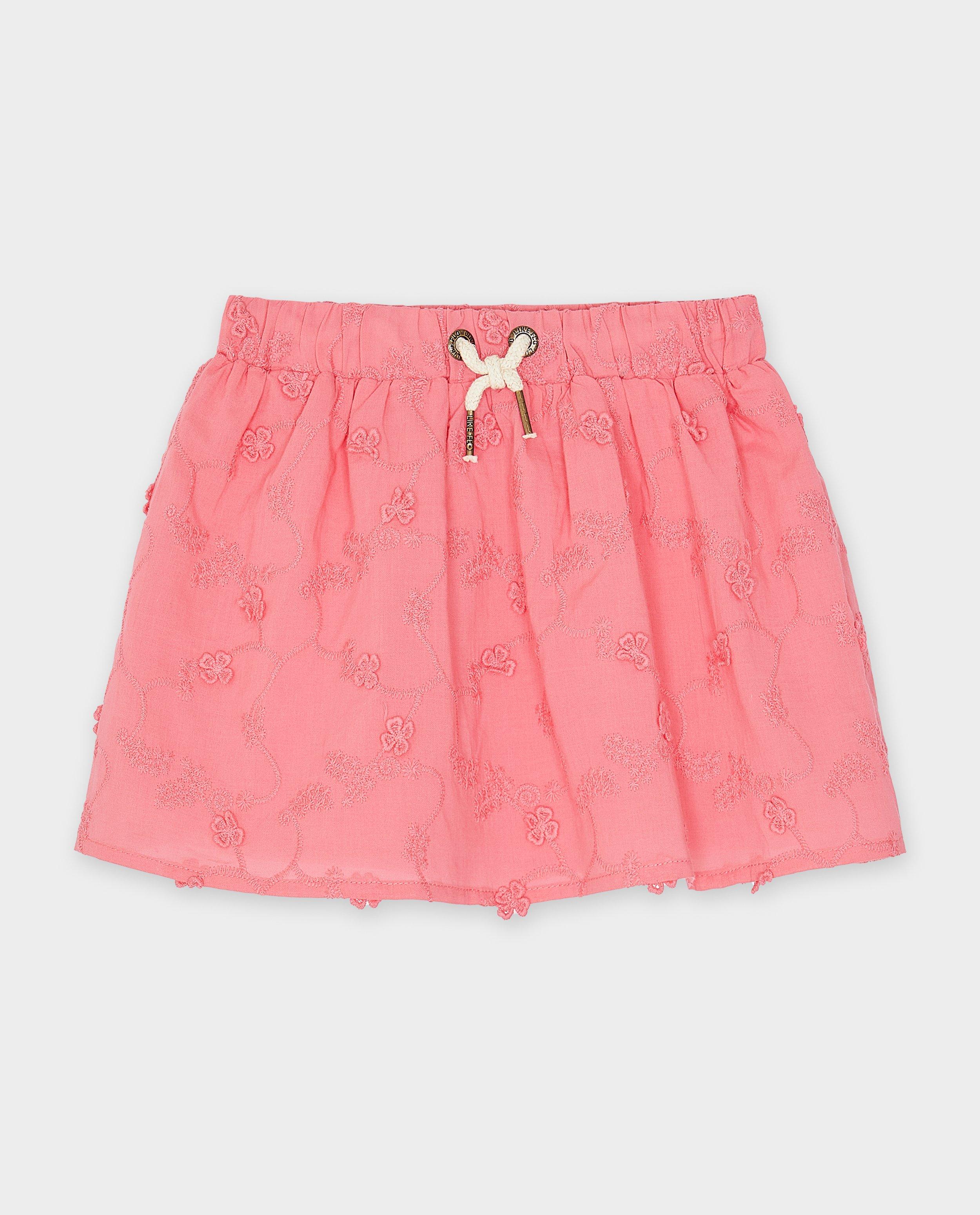 Rok met geborduurde bloemen - null - Likeflo