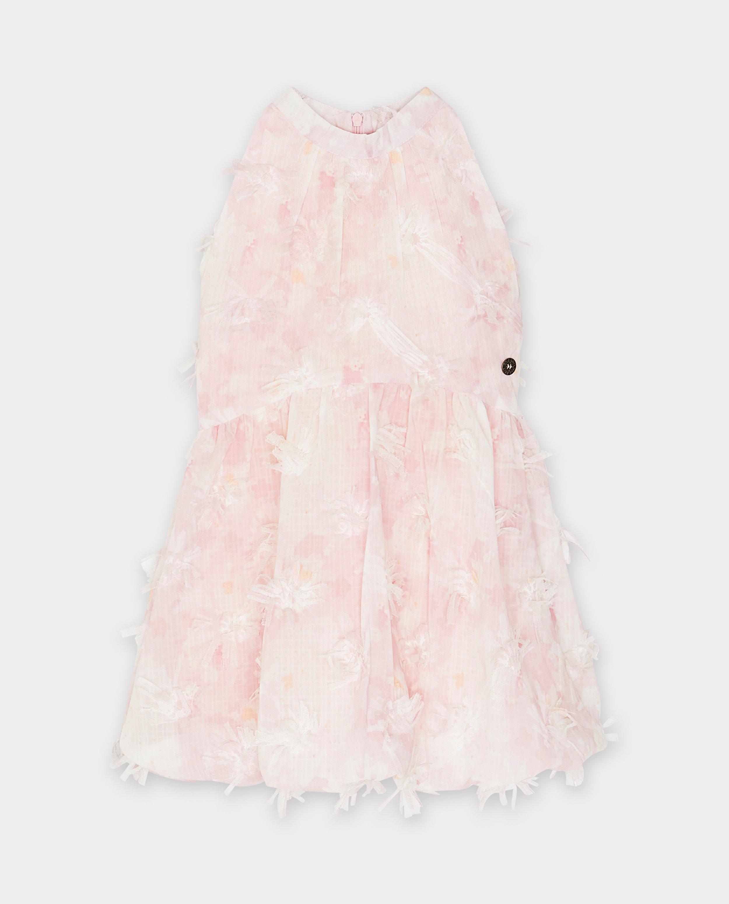 Roze jurk met mesh - null - Likeflo