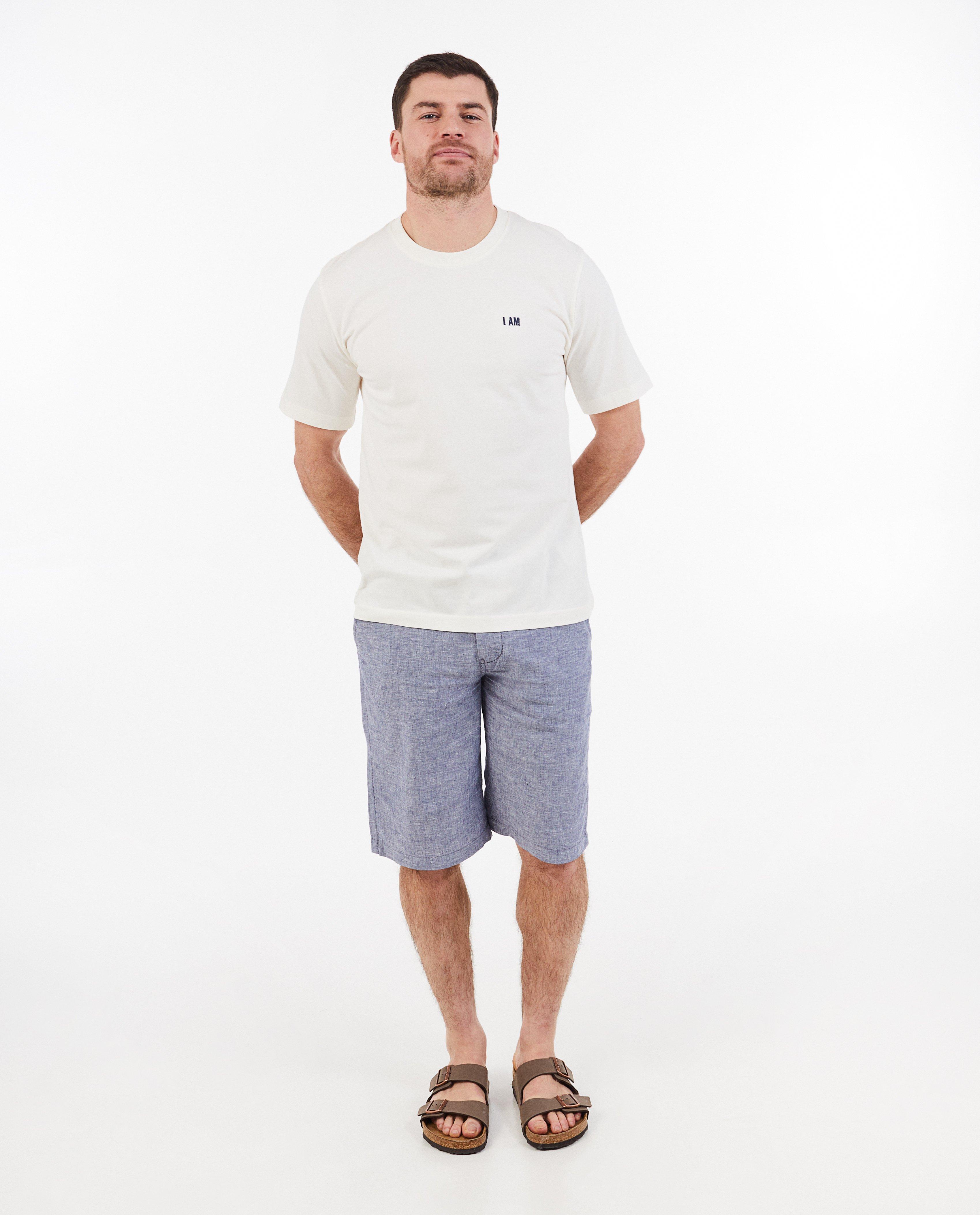 T-shirt &agrave; imprim&eacute;, hommes - D&eacute;tails du produit - blanc - image num&eacute;ro 2