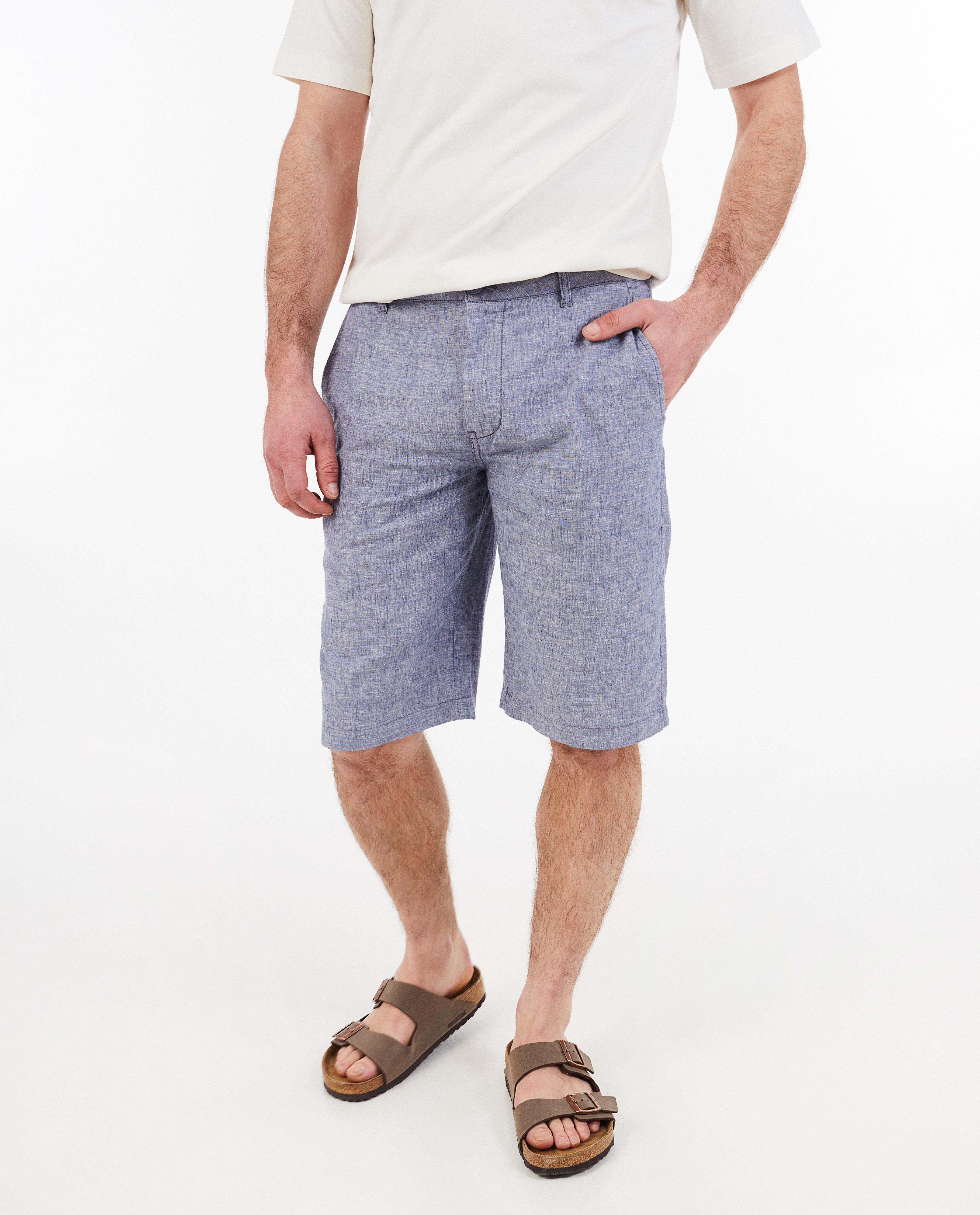 Shorten - Short met linnen, heren