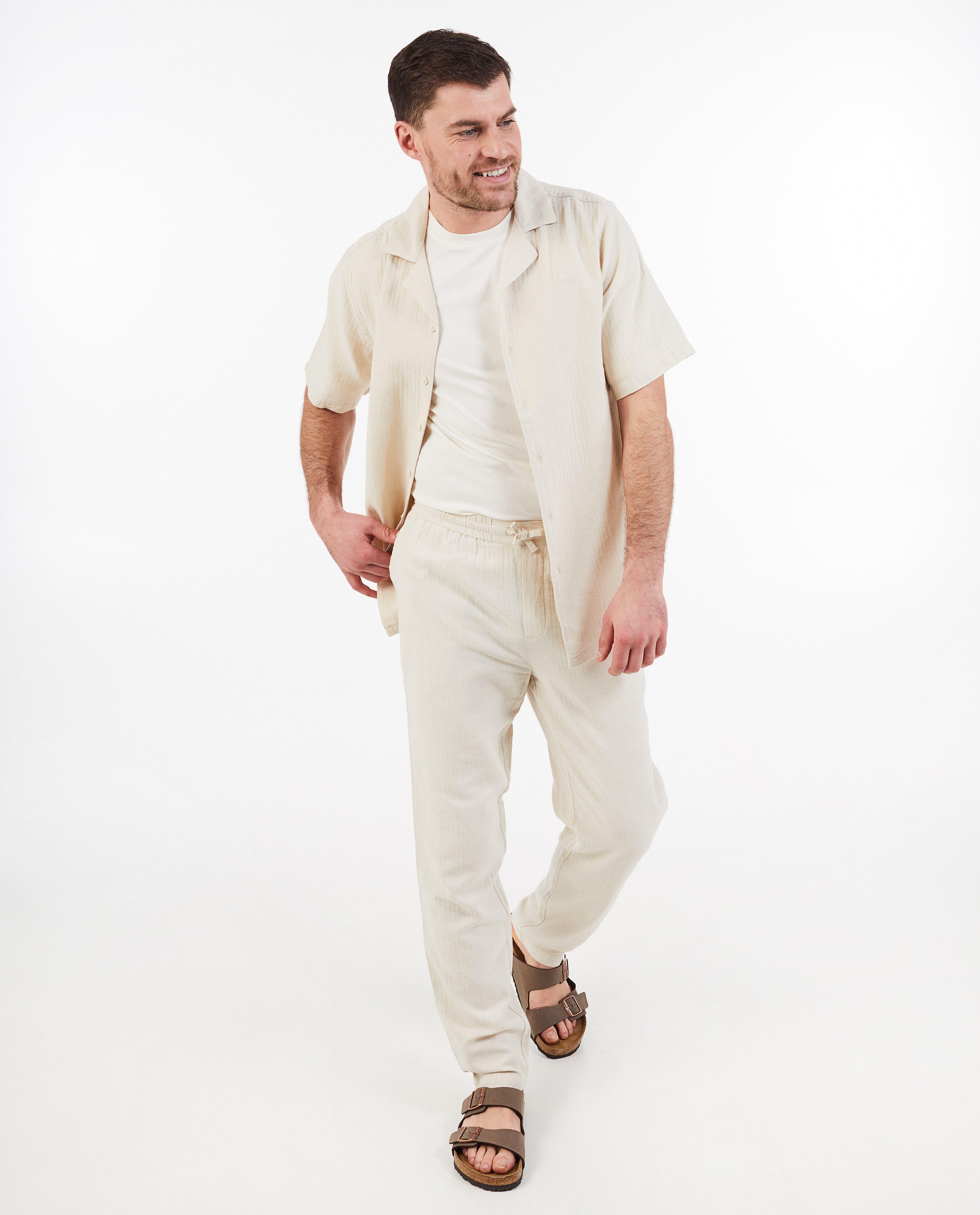 Pantalon en lin, hommes - null - I AM