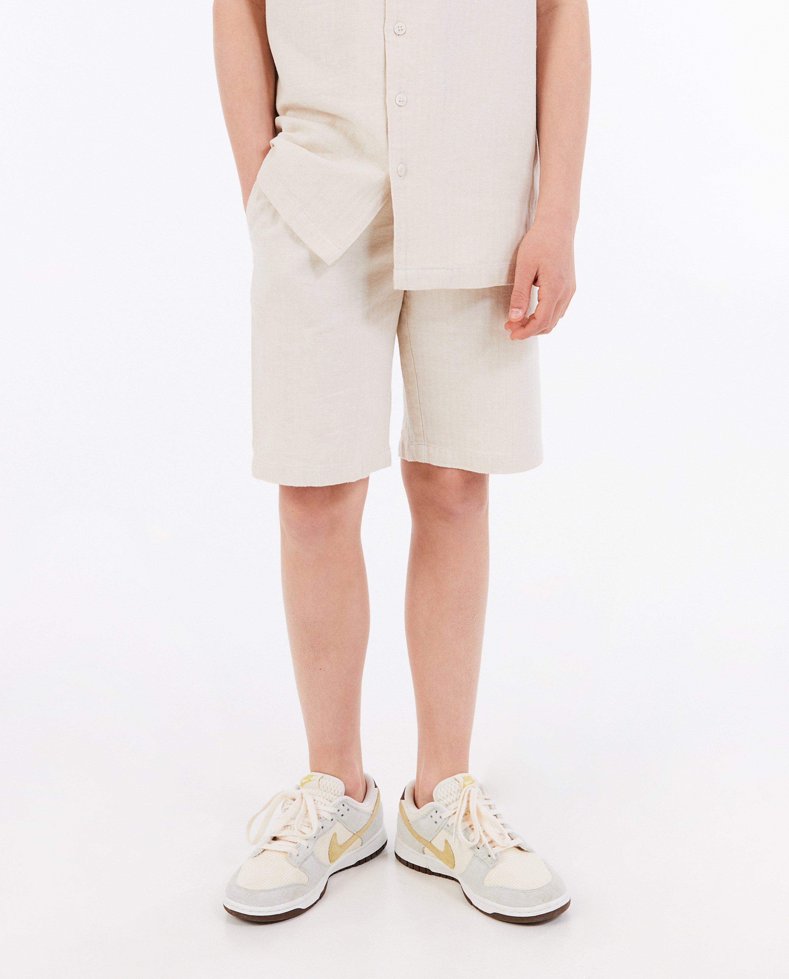 Shorts - Short en lin, 7-14 ans