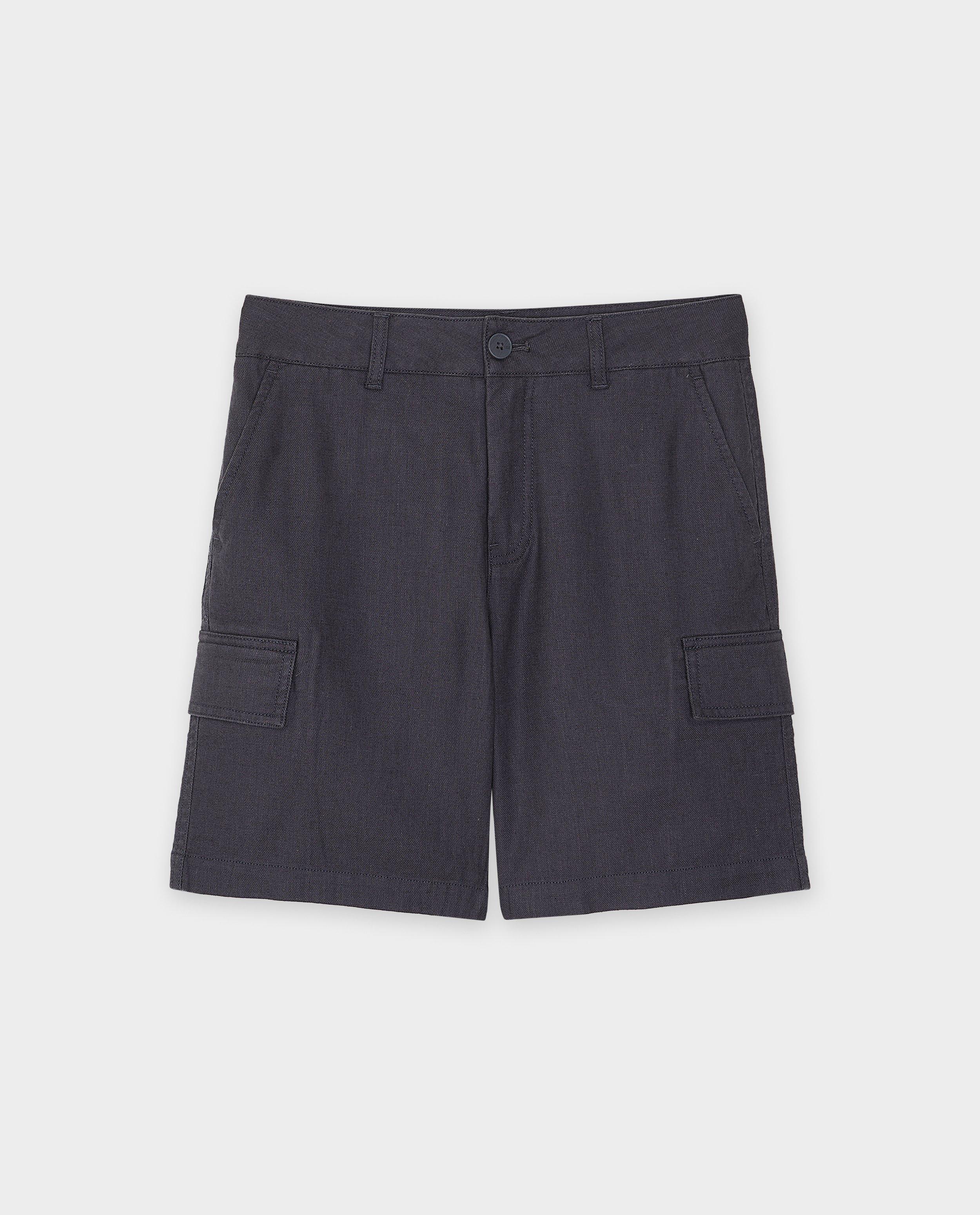 Shorten - Short met linnen, cargo fit, 7-14 jaar