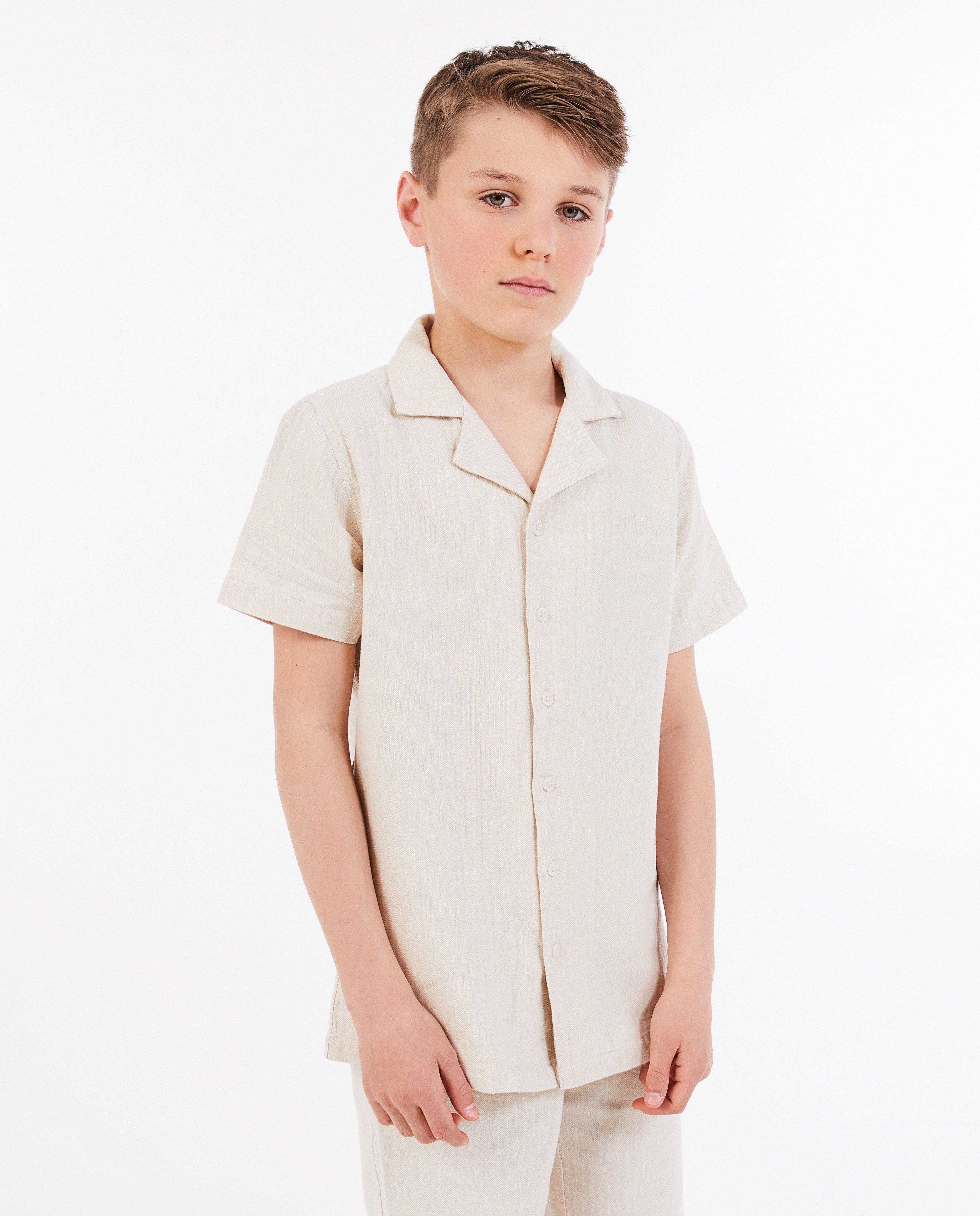 Hemden - Hemd met linnen, 7-14 jaar