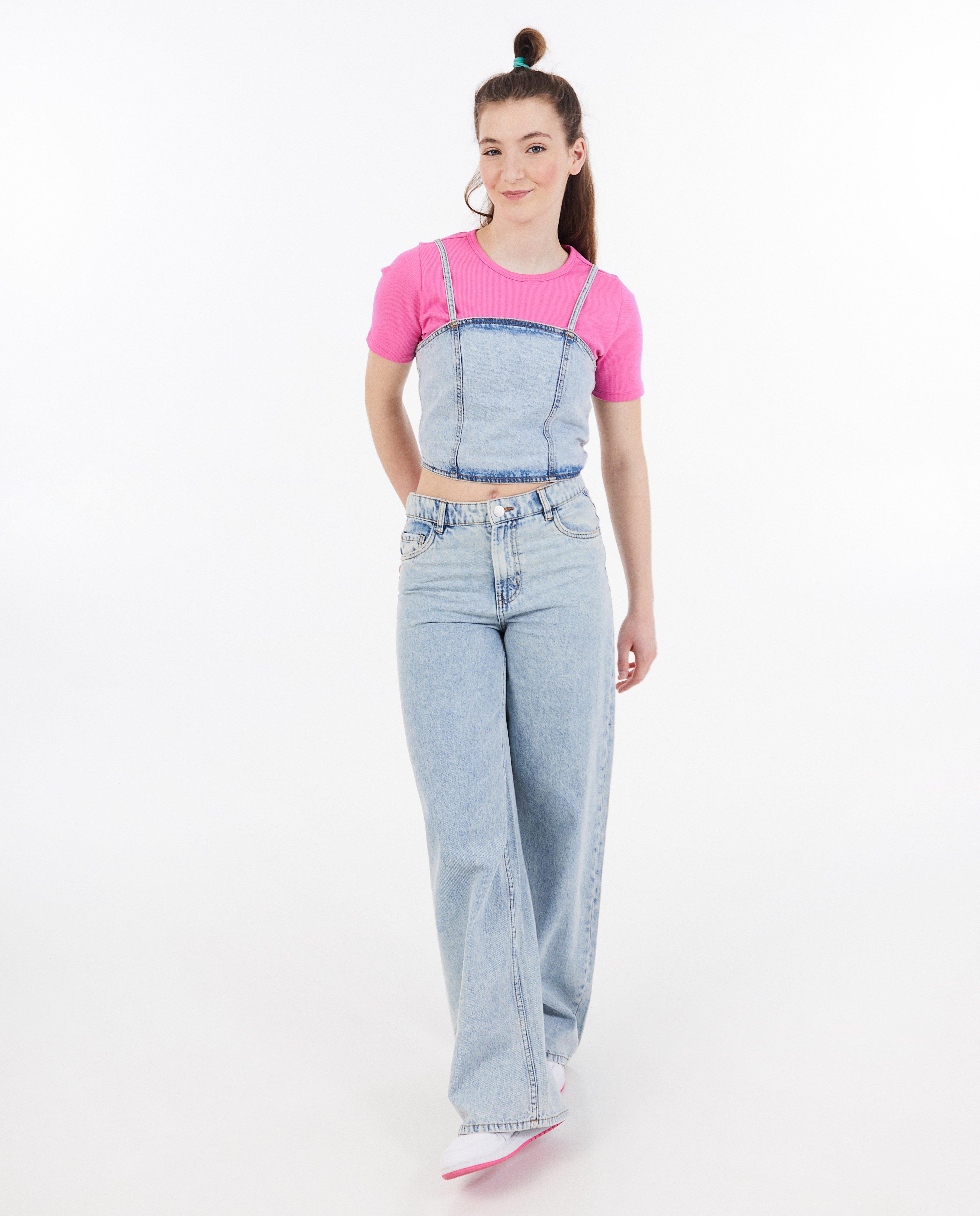 T-shirts - Blauwe jeanstop