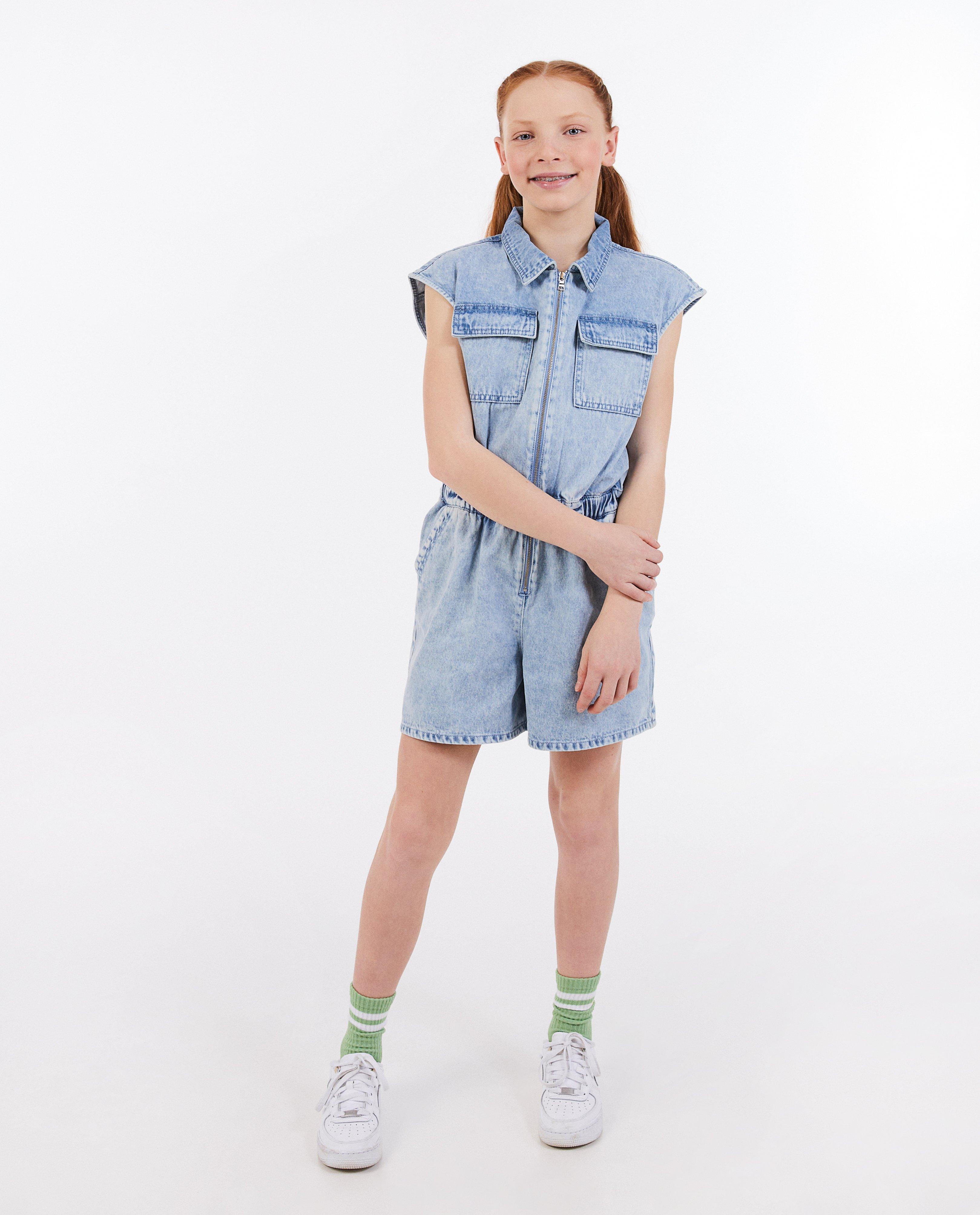 Jumpsuit van jeans - null - Fish & Chips