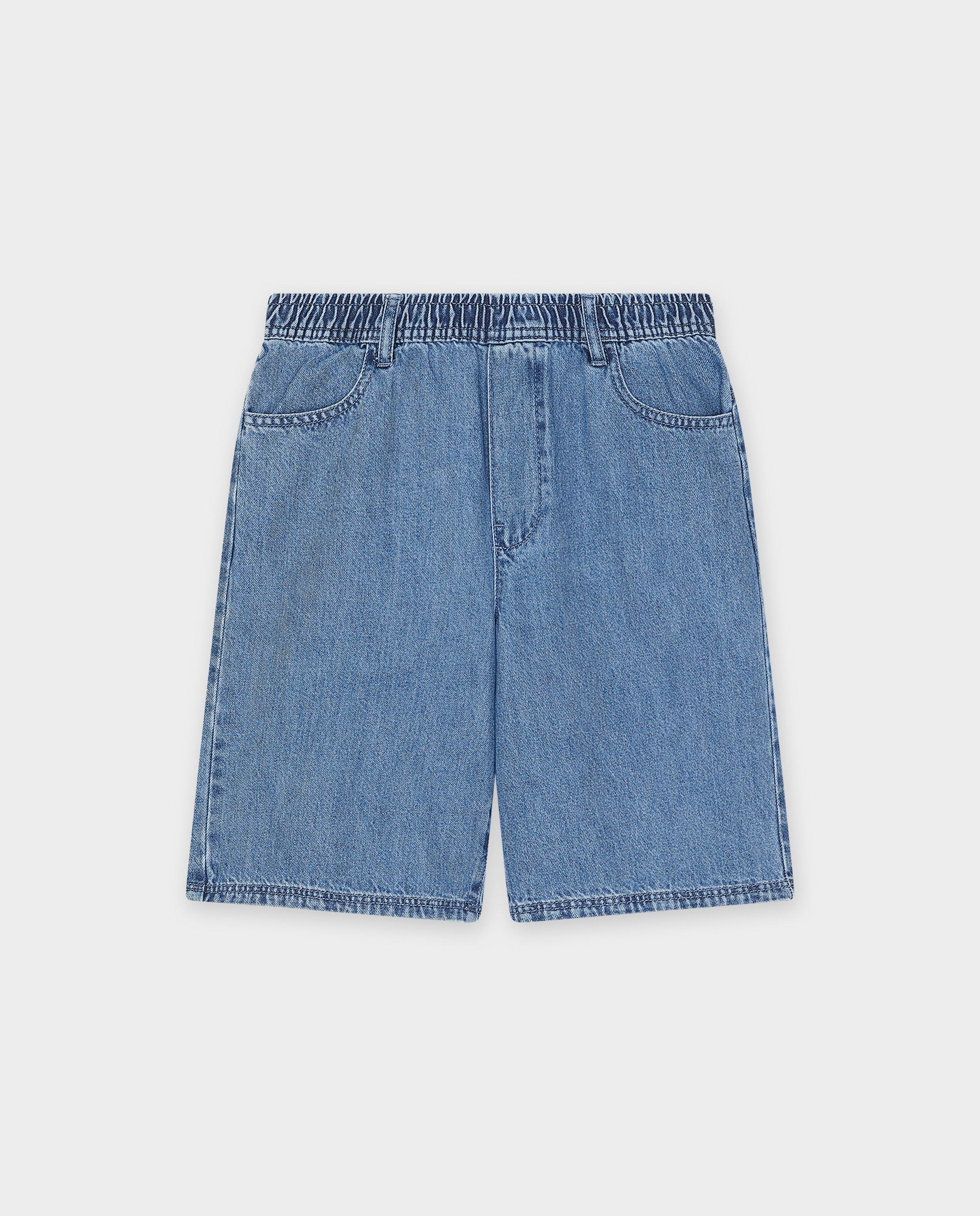 Shorten - Blauwe jeansshort, regular fit