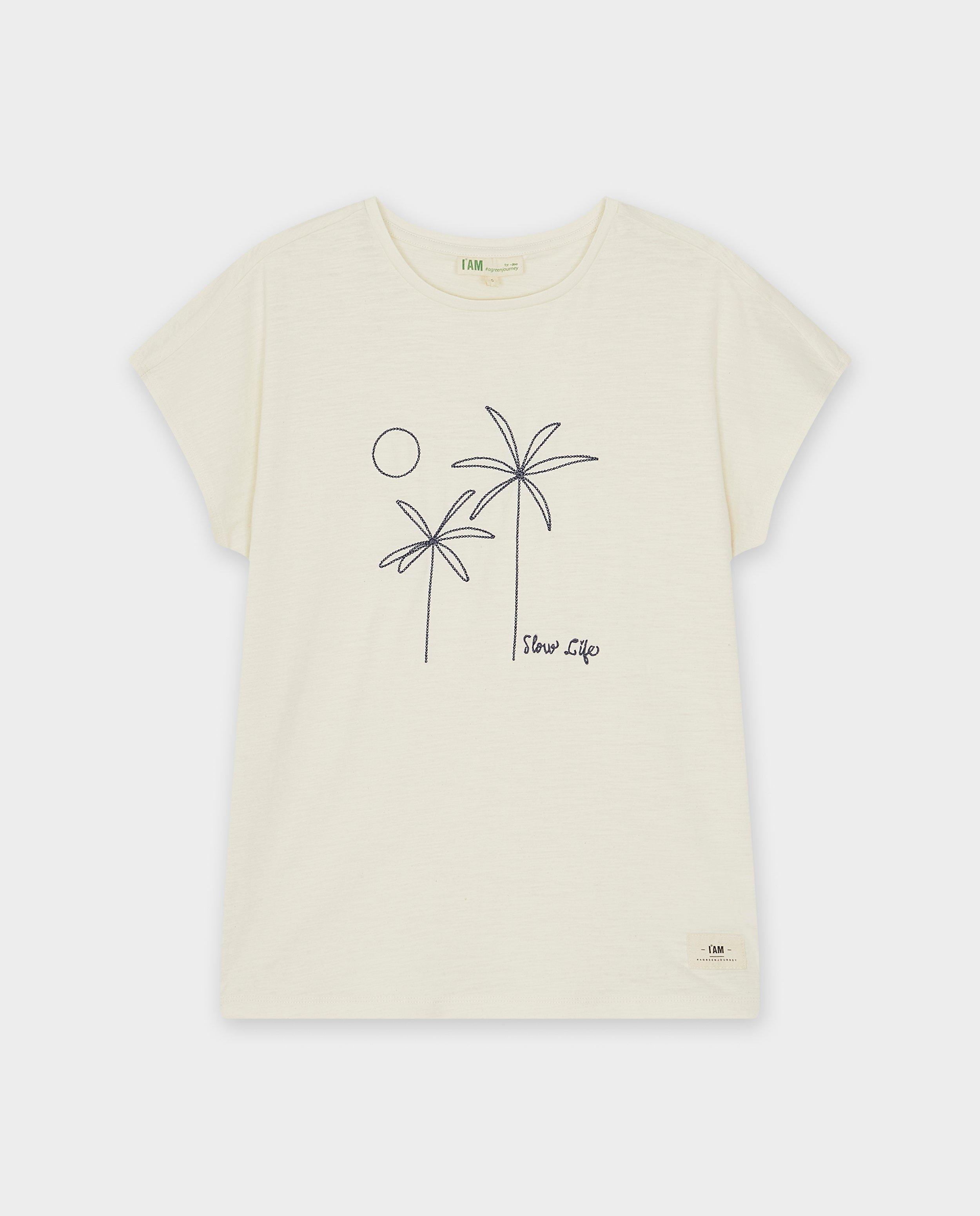 T-shirts - T-shirt met borduursel, dames