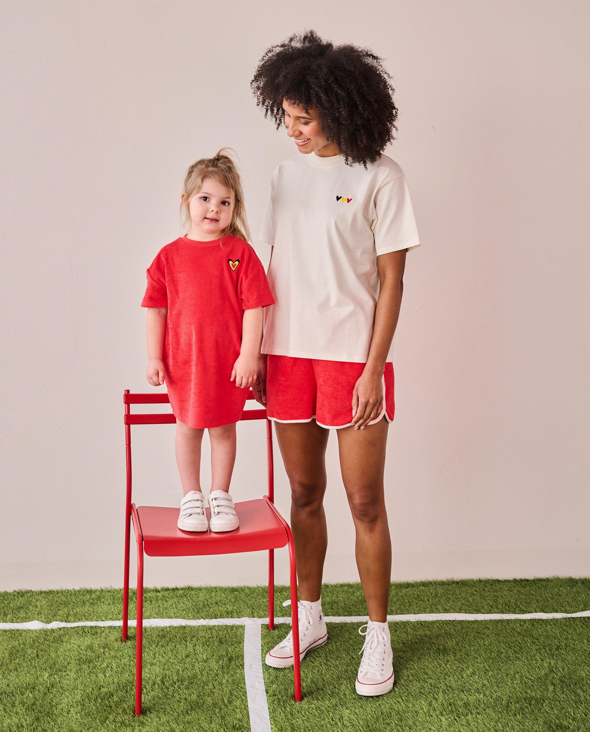 Shorten - Short van badstof, supporterscollectie, dames